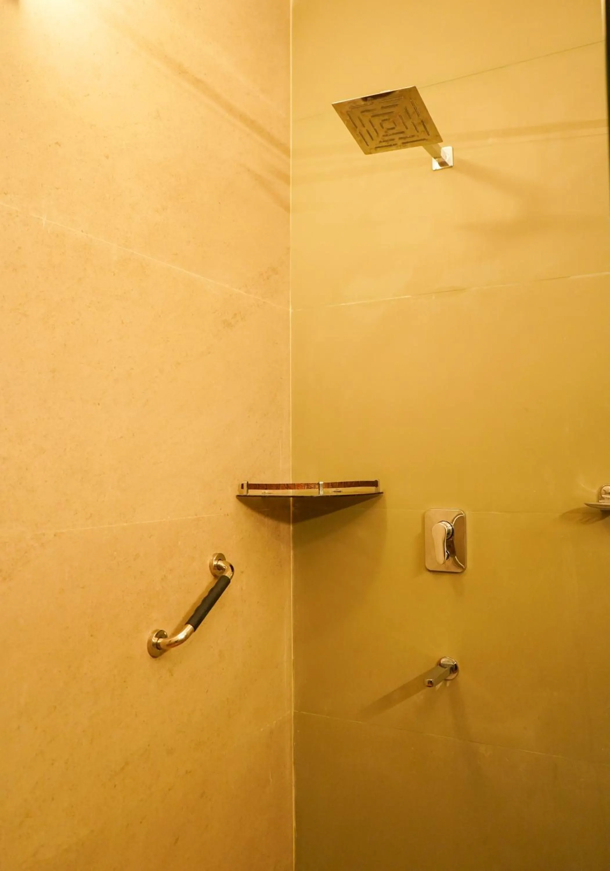 Shower in Neelesh Inn- A Luxury Lake View Hotel- 20 kms from Nainital