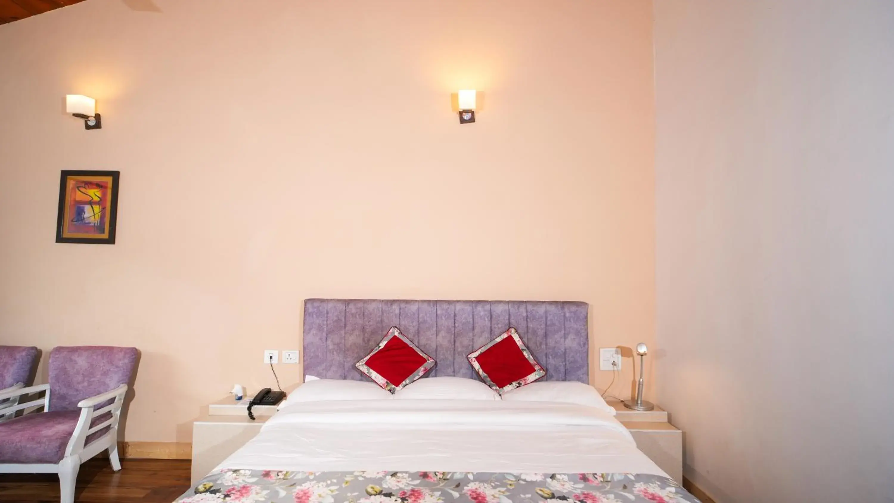 Bed in Neelesh Inn- A Luxury Lake View Hotel- 20 kms from Nainital Bed in Neelesh Inn- A Luxury Lake View Hotel- 20 kms from Nainital