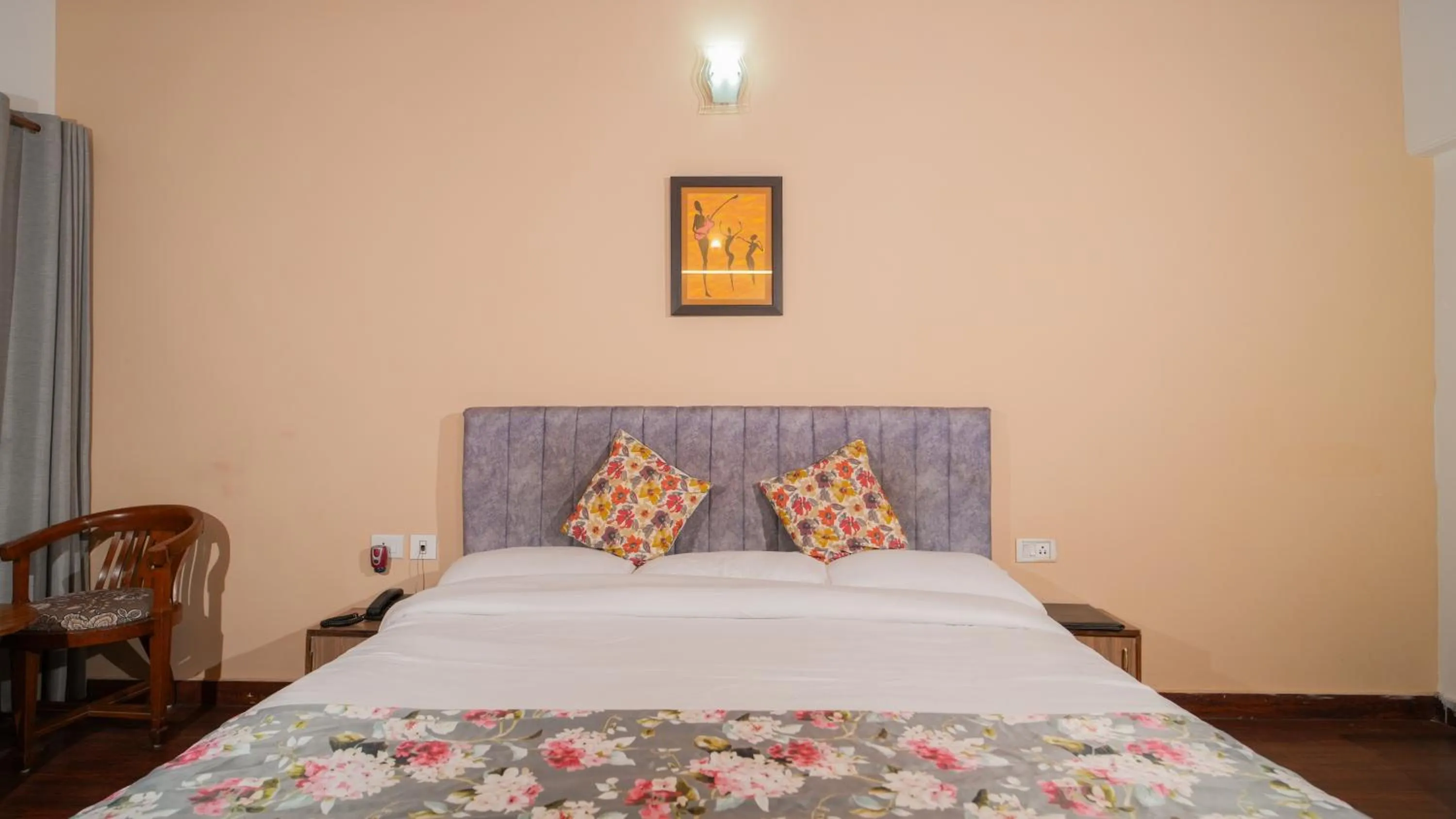 Bed in Neelesh Inn- A Luxury Lake View Hotel- 20 kms from Nainital