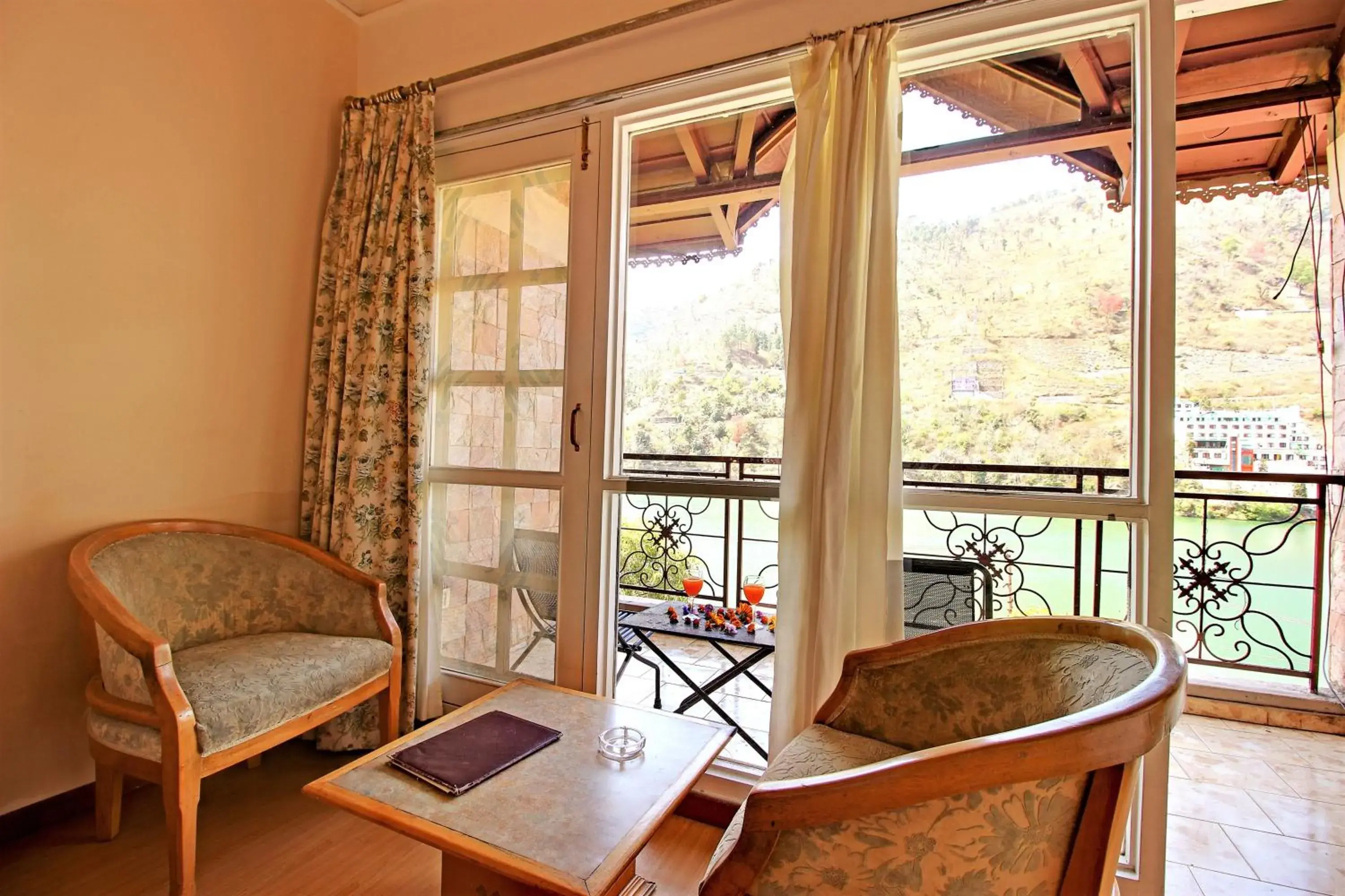 Seating area in Neelesh Inn- A Luxury Lake View Hotel- 20 kms from Nainital Seating area in Neelesh Inn- A Luxury Lake View Hotel- 20 kms from Nainital