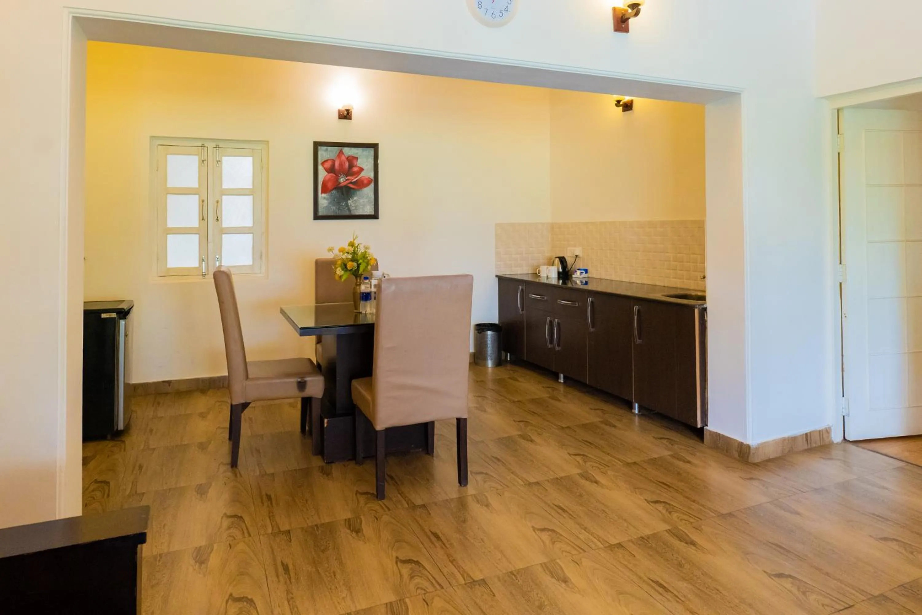 Seating area in Neelesh Inn- A Luxury Lake View Hotel- 20 kms from Nainital