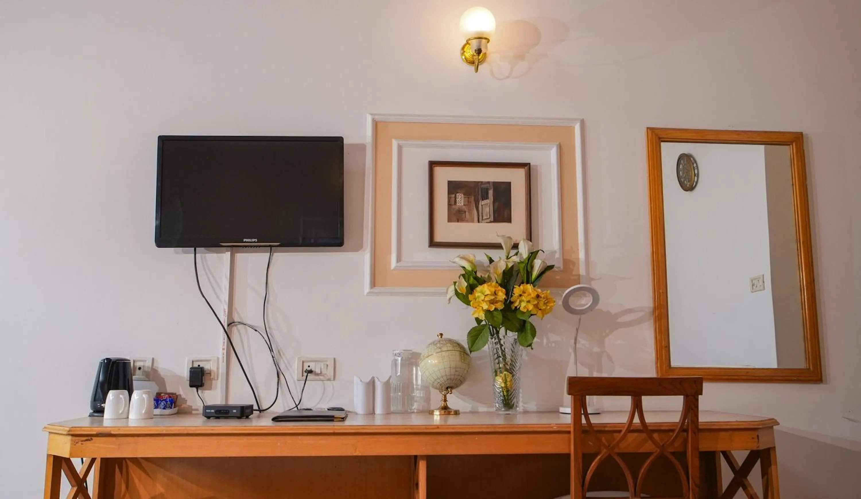 TV and multimedia in Neelesh Inn- A Luxury Lake View Hotel- 20 kms from Nainital