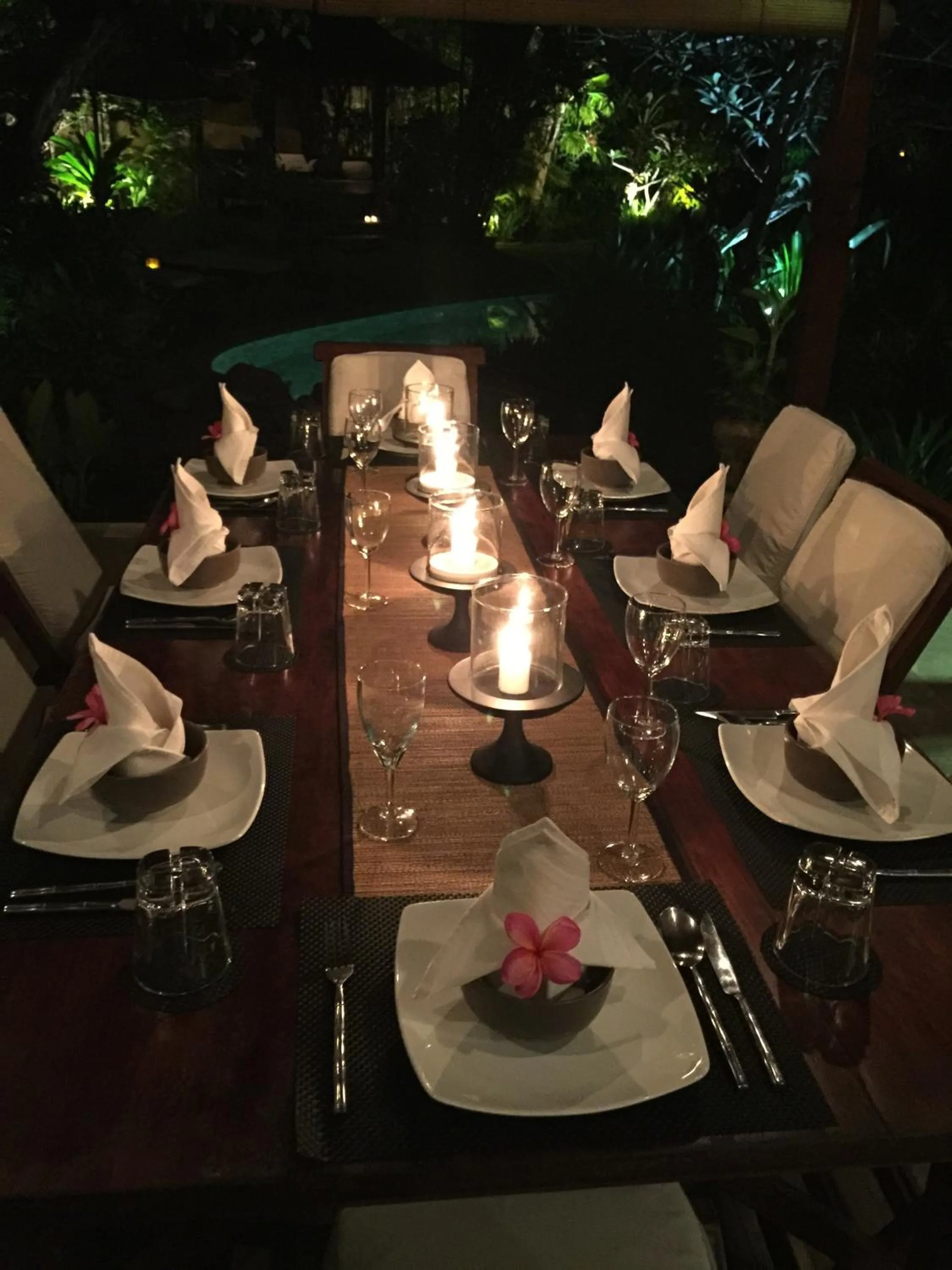 Dining area in Villa Plawa Asri