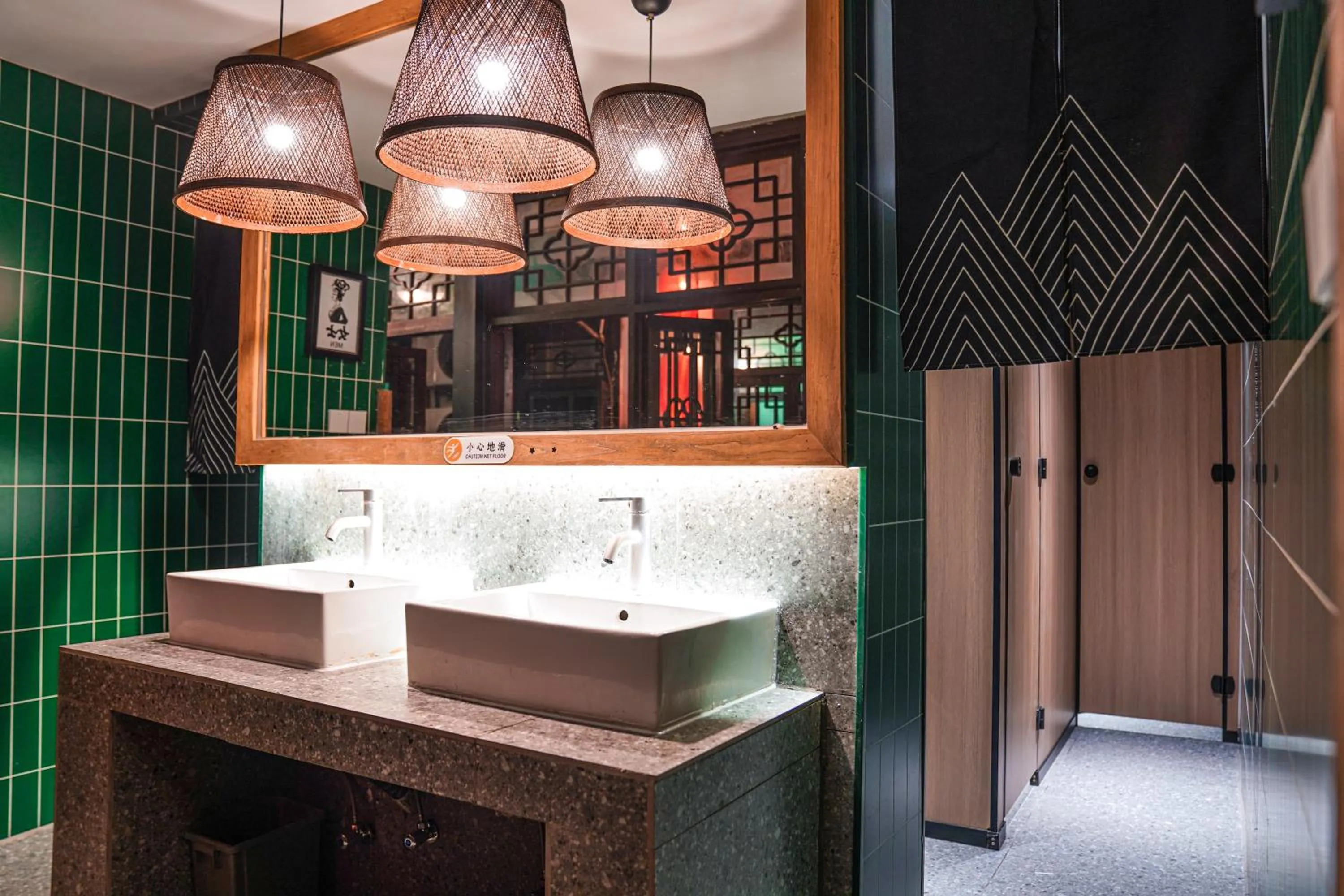 Bathroom in POSHPACKER - Chengdu Mix Hostel - Cicada Zen Yard