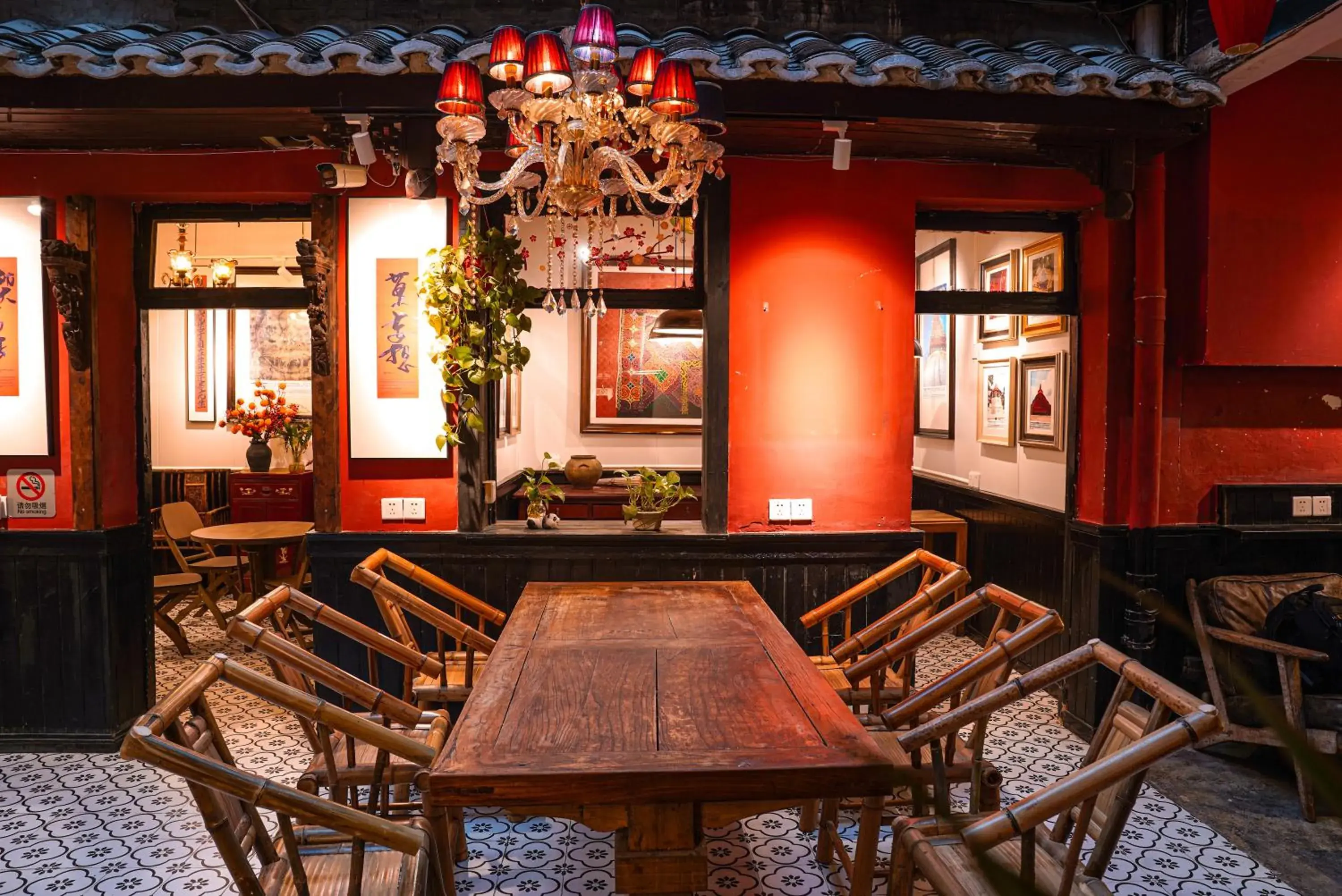 Lobby or reception in POSHPACKER - Chengdu Mix Hostel - Cicada Zen Yard Lobby or reception in POSHPACKER - Chengdu Mix Hostel - Cicada Zen Yard