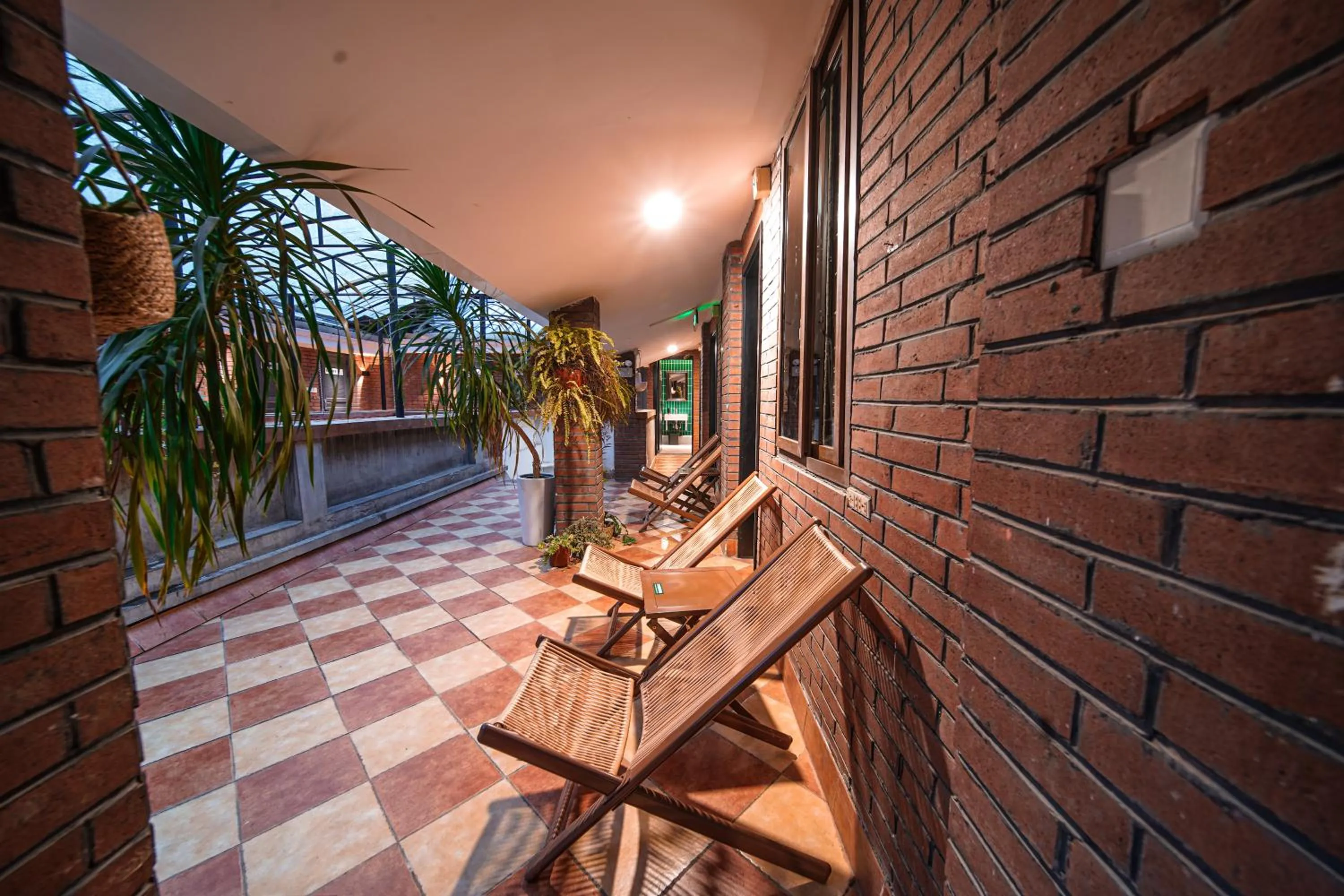 Balcony/Terrace in POSHPACKER - Chengdu Mix Hostel - Cicada Zen Yard