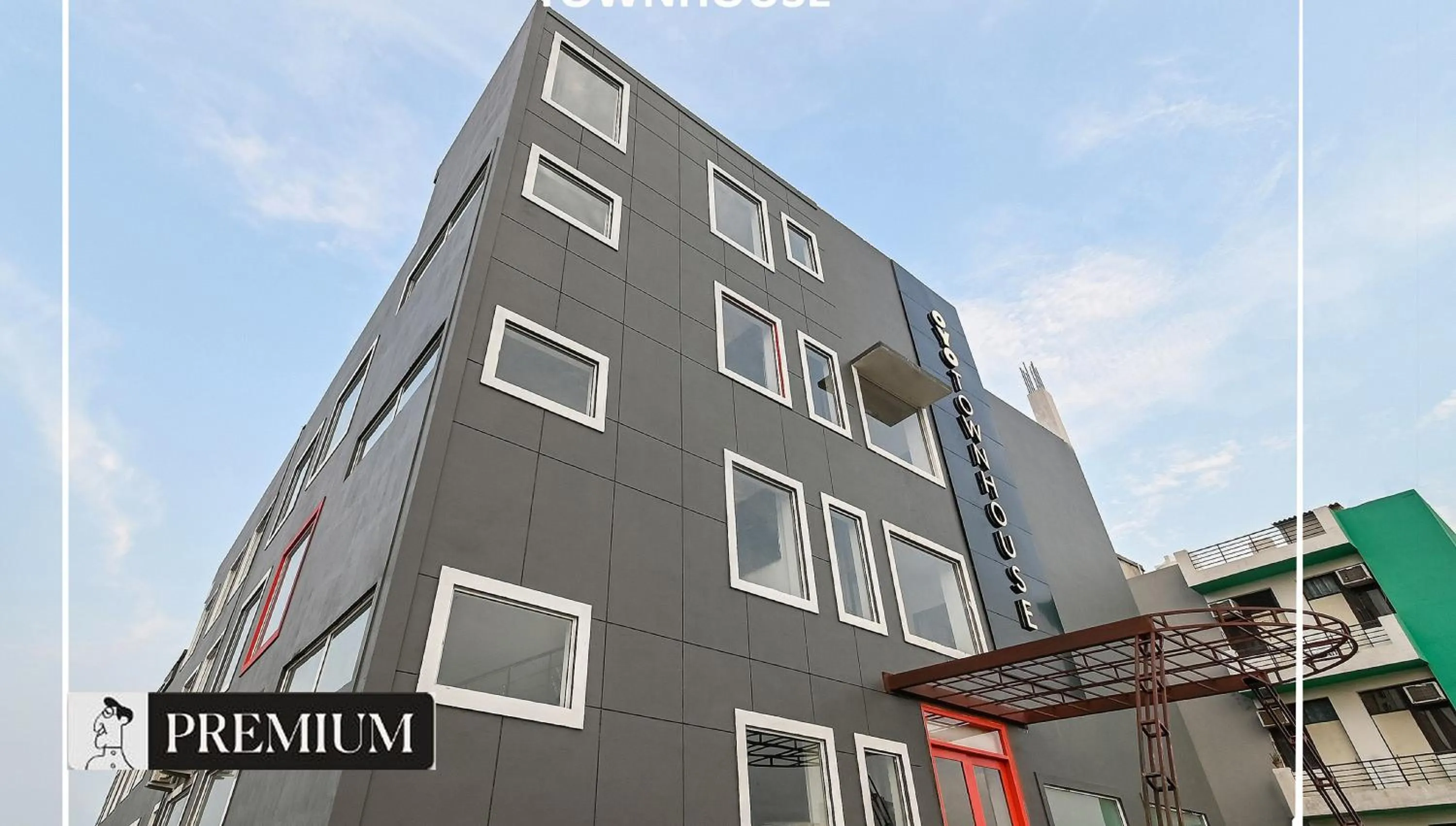 Facade/entrance in Townhouse D- Knowledge Park III