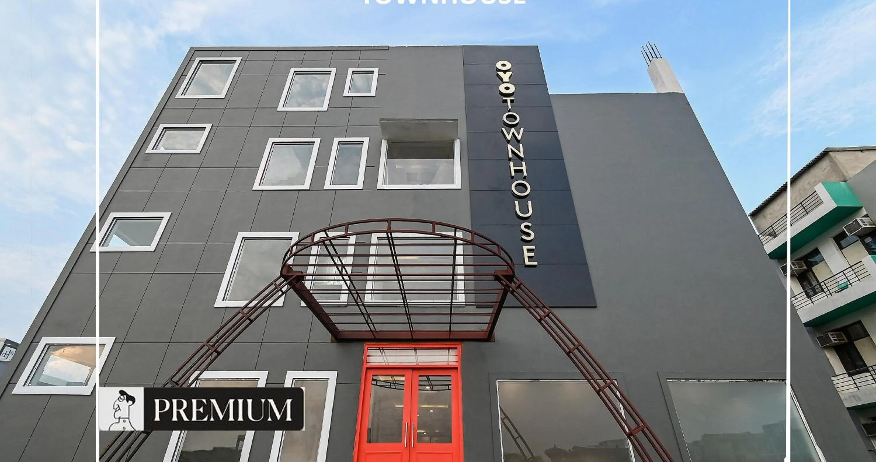 Facade/entrance in Townhouse D- Knowledge Park III