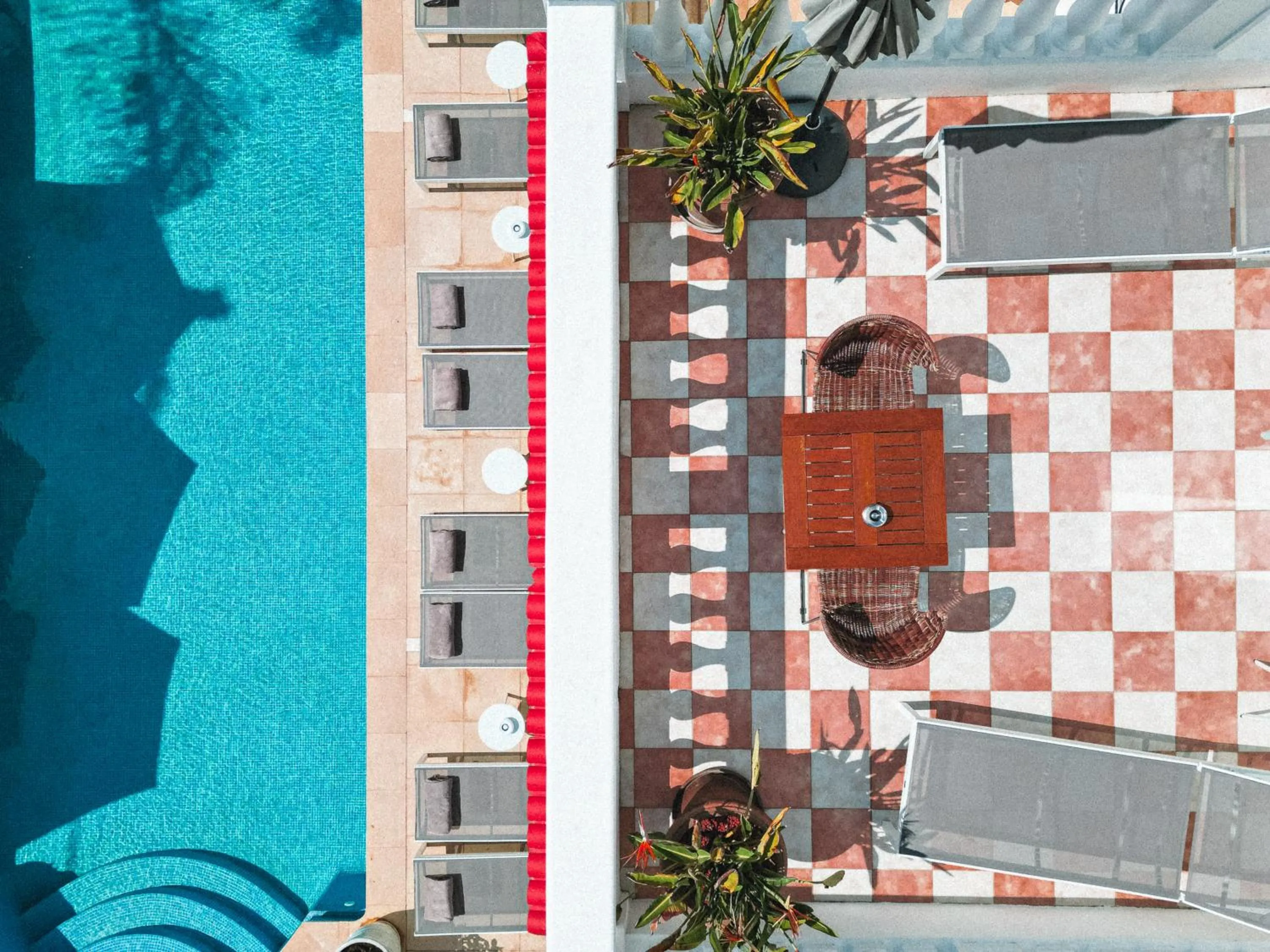 Patio in Hôtel La Villa Juan Beach