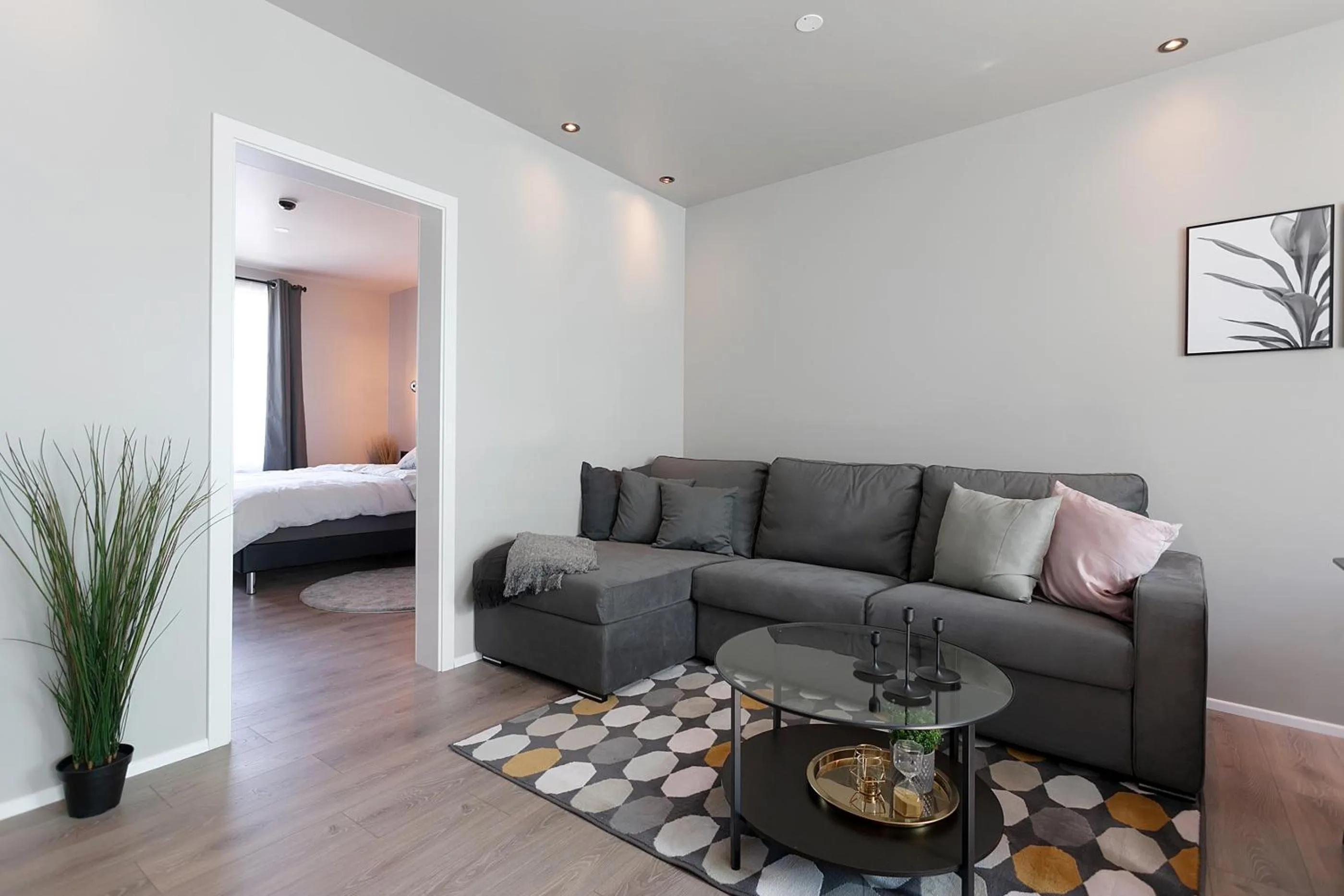 Living room, Bed in Vesturgata