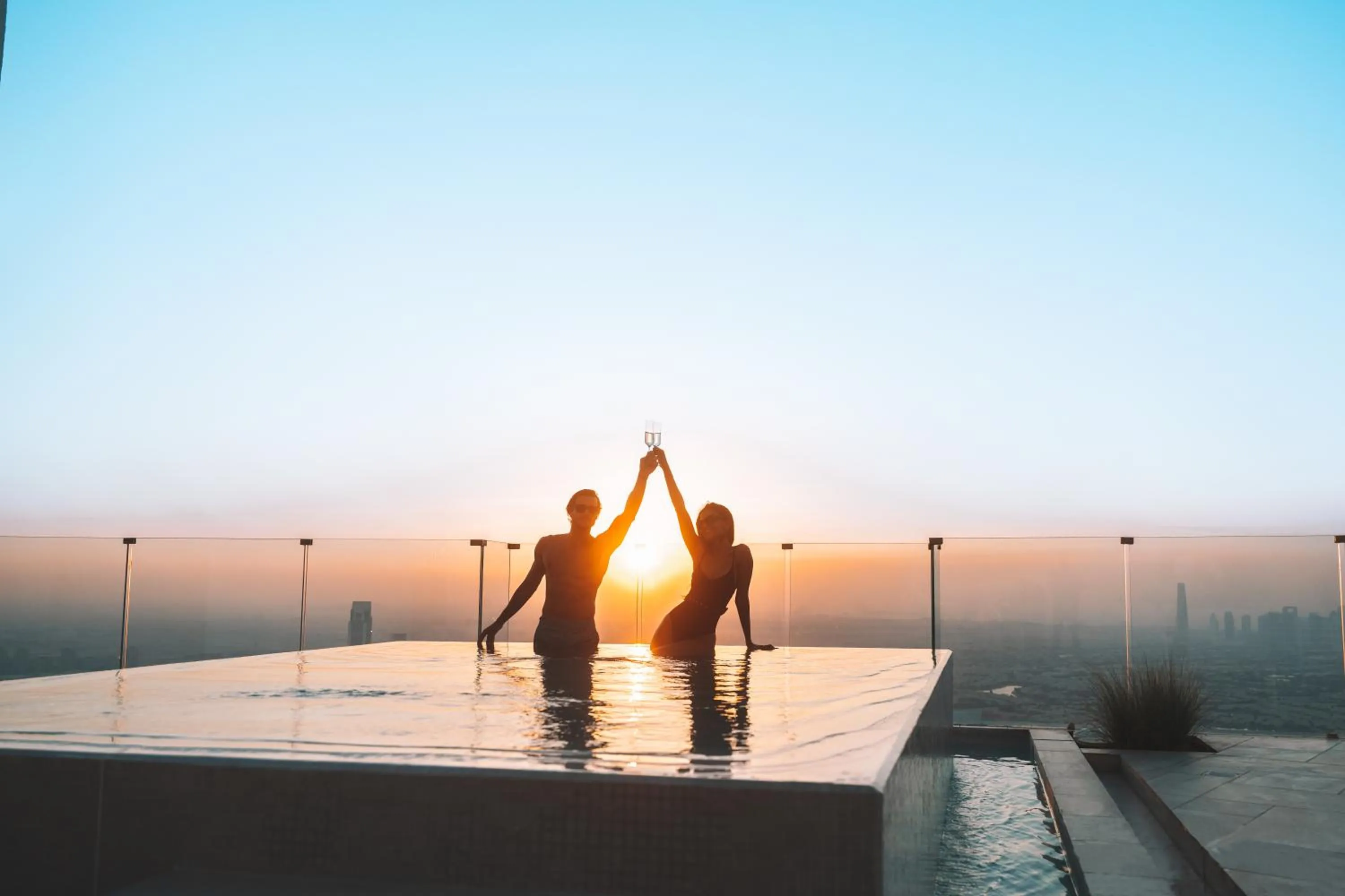 Pool view in FIVE Jumeirah Village