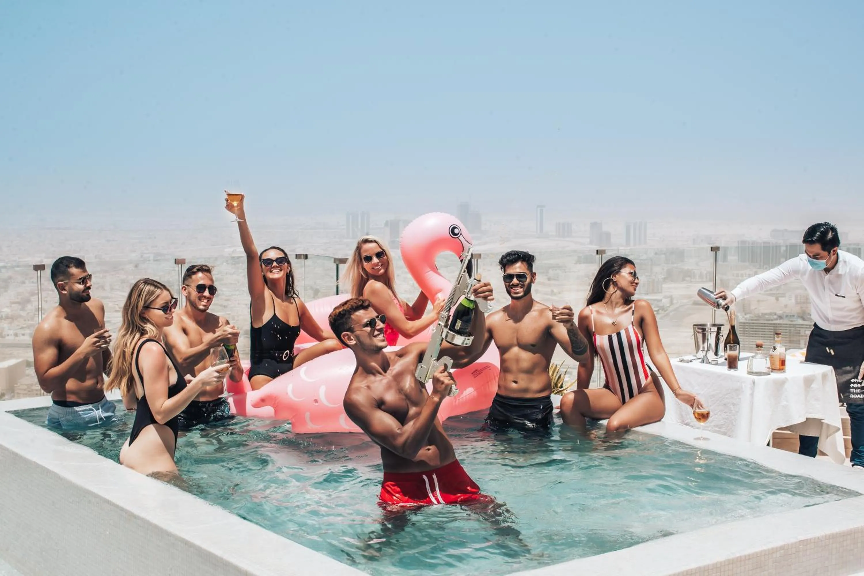 Pool view in FIVE Jumeirah Village