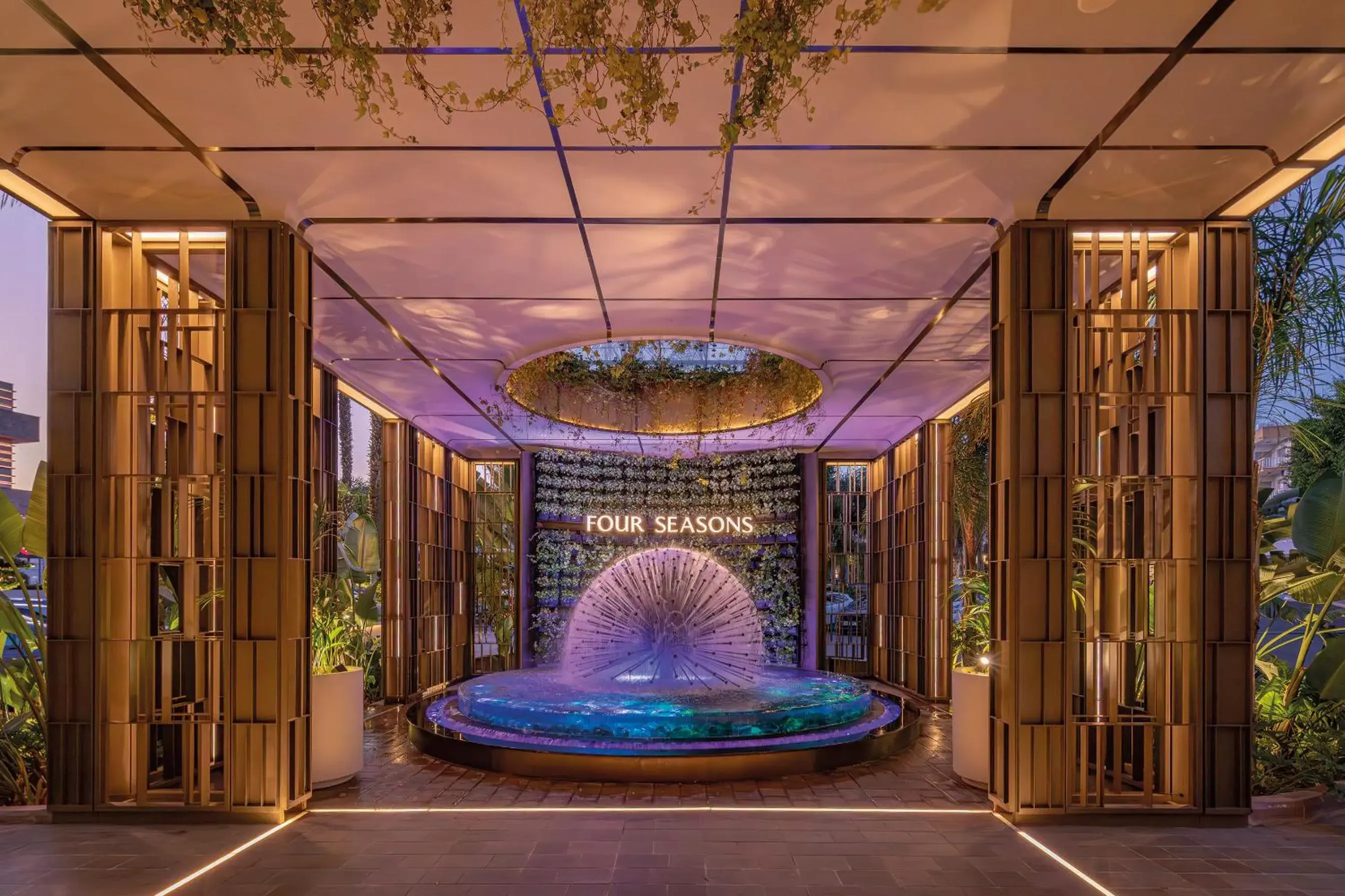 Facade/entrance in Four Seasons Hotel Facade/entrance in Four Seasons Hotel