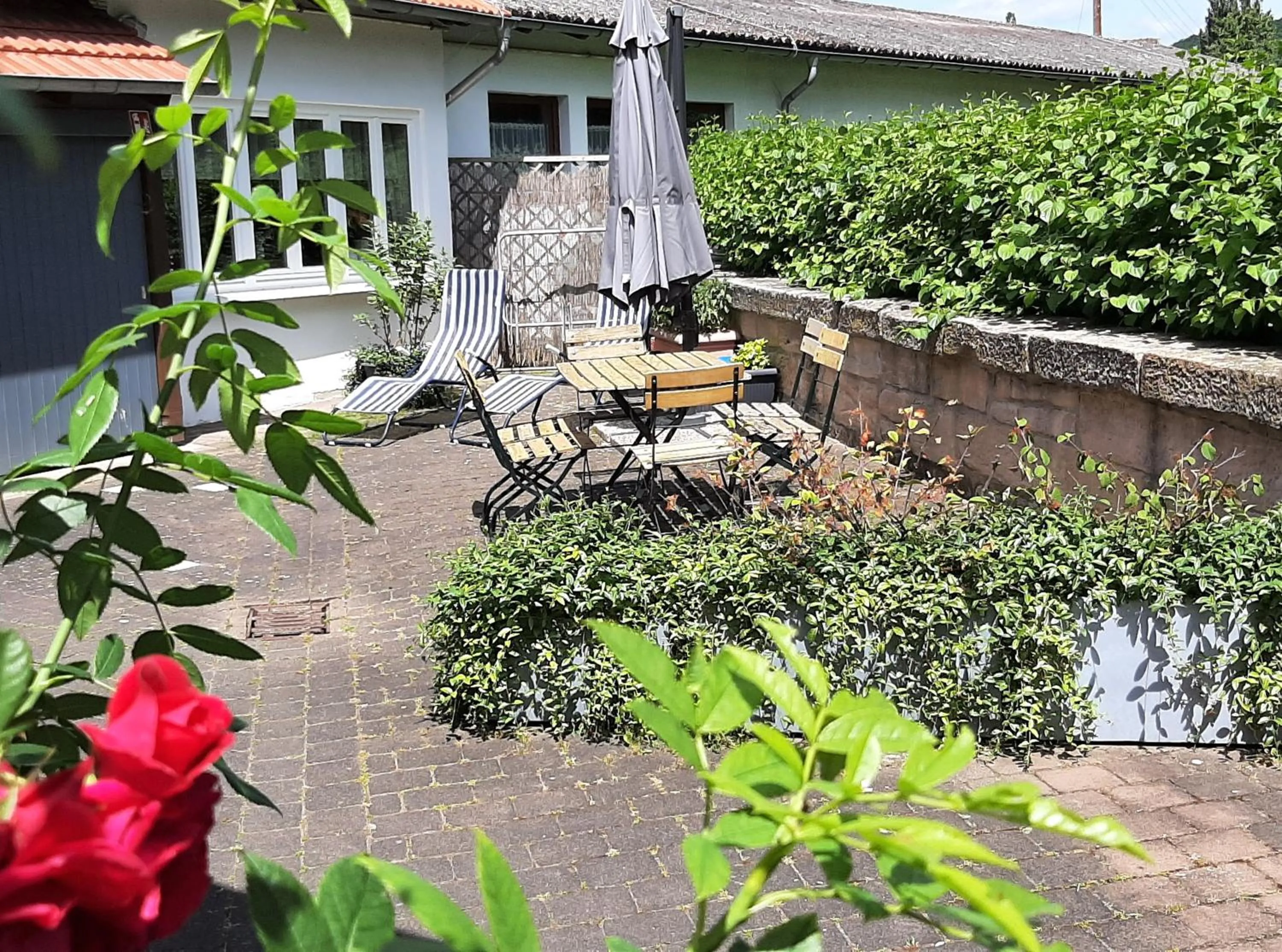 Patio in Landhotel Gemeindeschänke