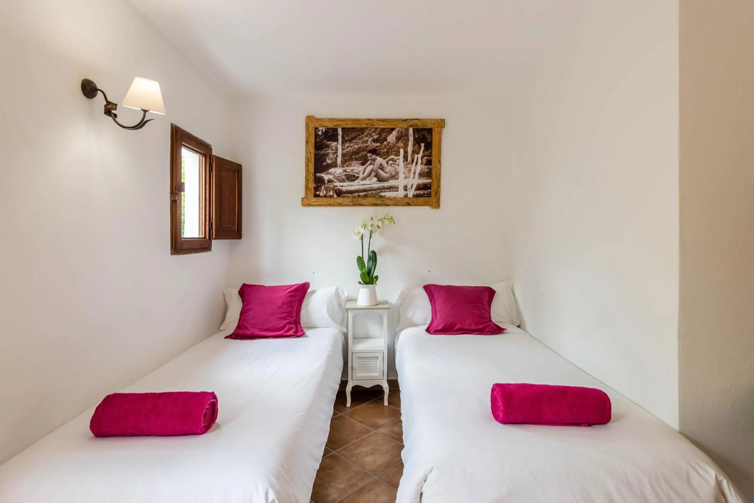 Bed in Agroturismo Can Pere Sord