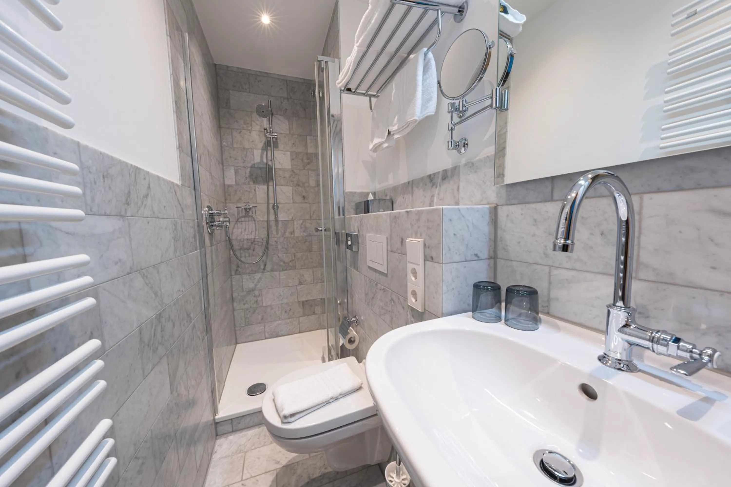 Bathroom in Logierhaus am Rathaus