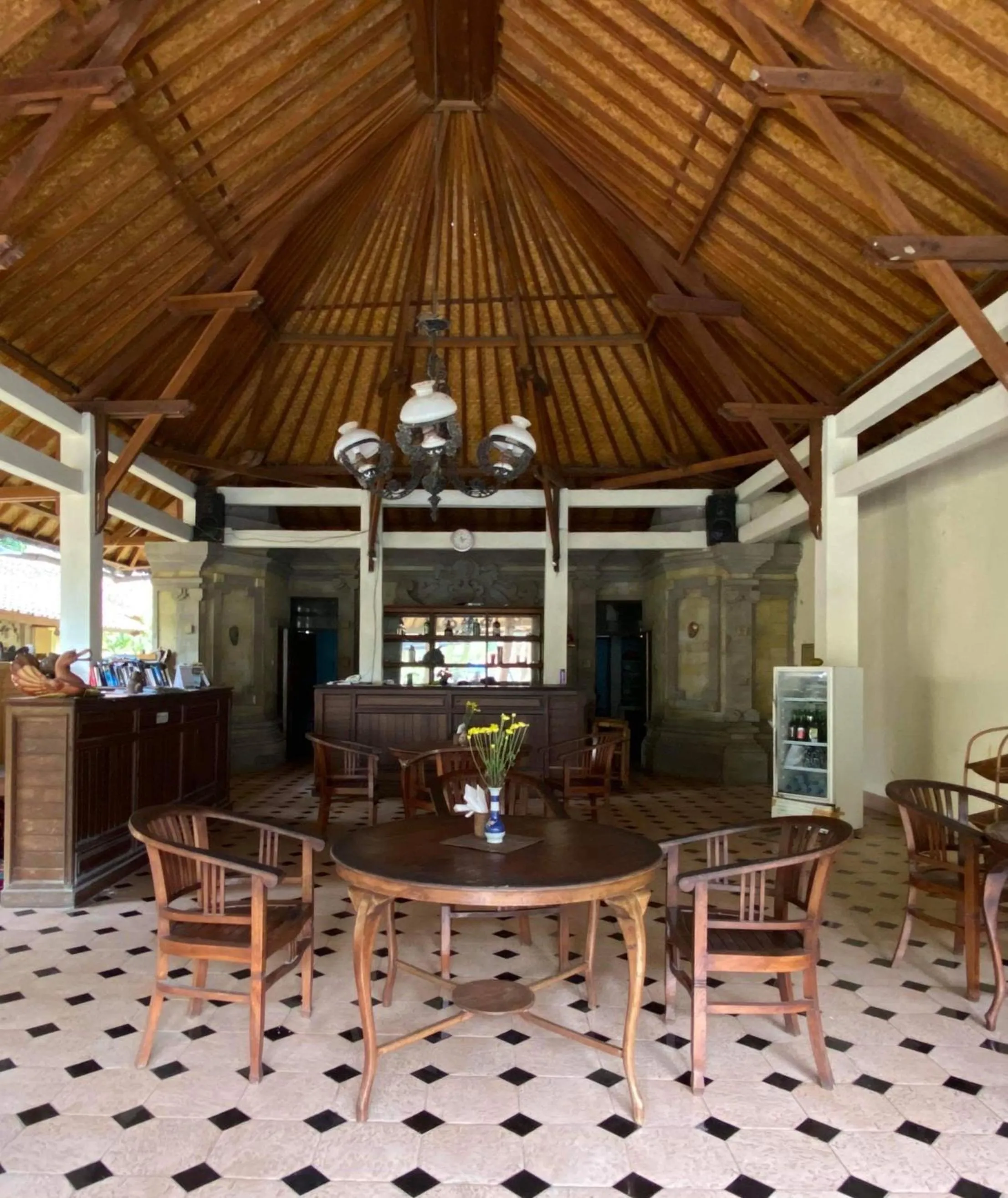 Lobby or reception in Puri Bebengan Bungalows