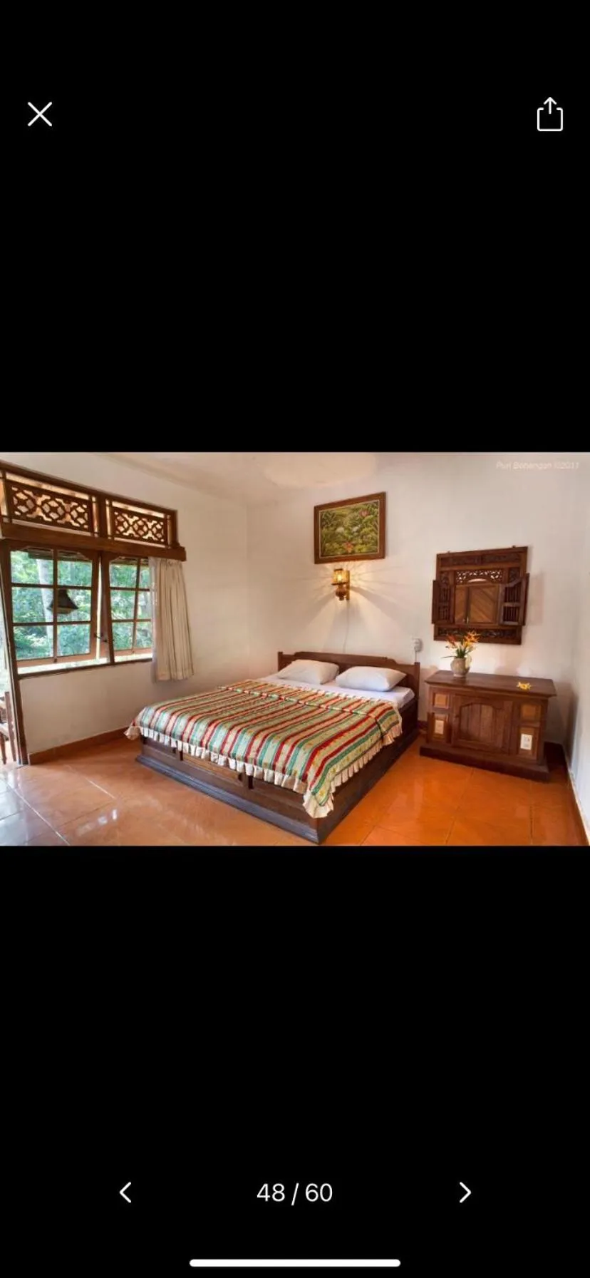Bed in Puri Bebengan Bungalows