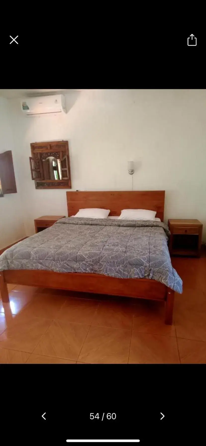 Standard Double Room with AC in Puri Bebengan Bungalows Standard Double Room with AC in Puri Bebengan Bungalows