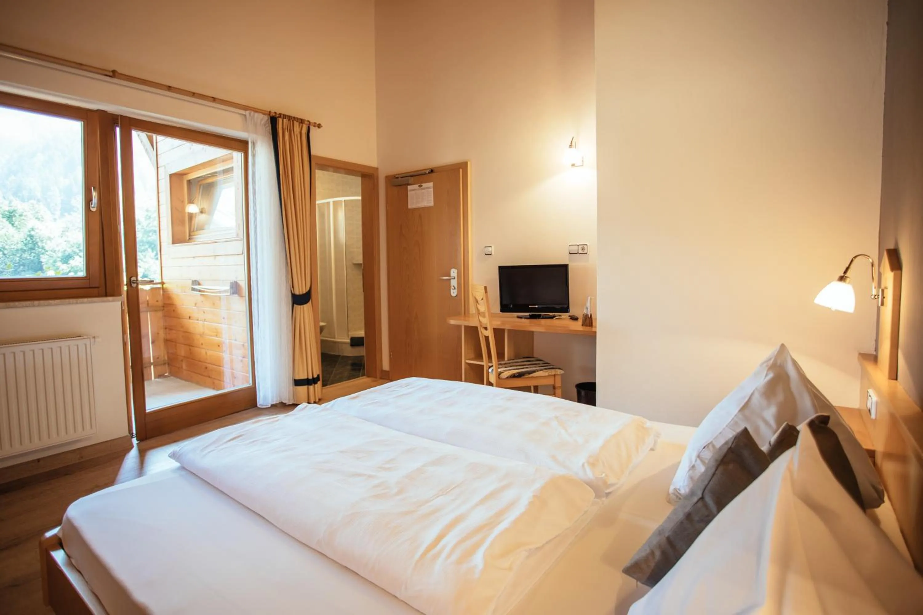 Bed in Hotel Wildschütz