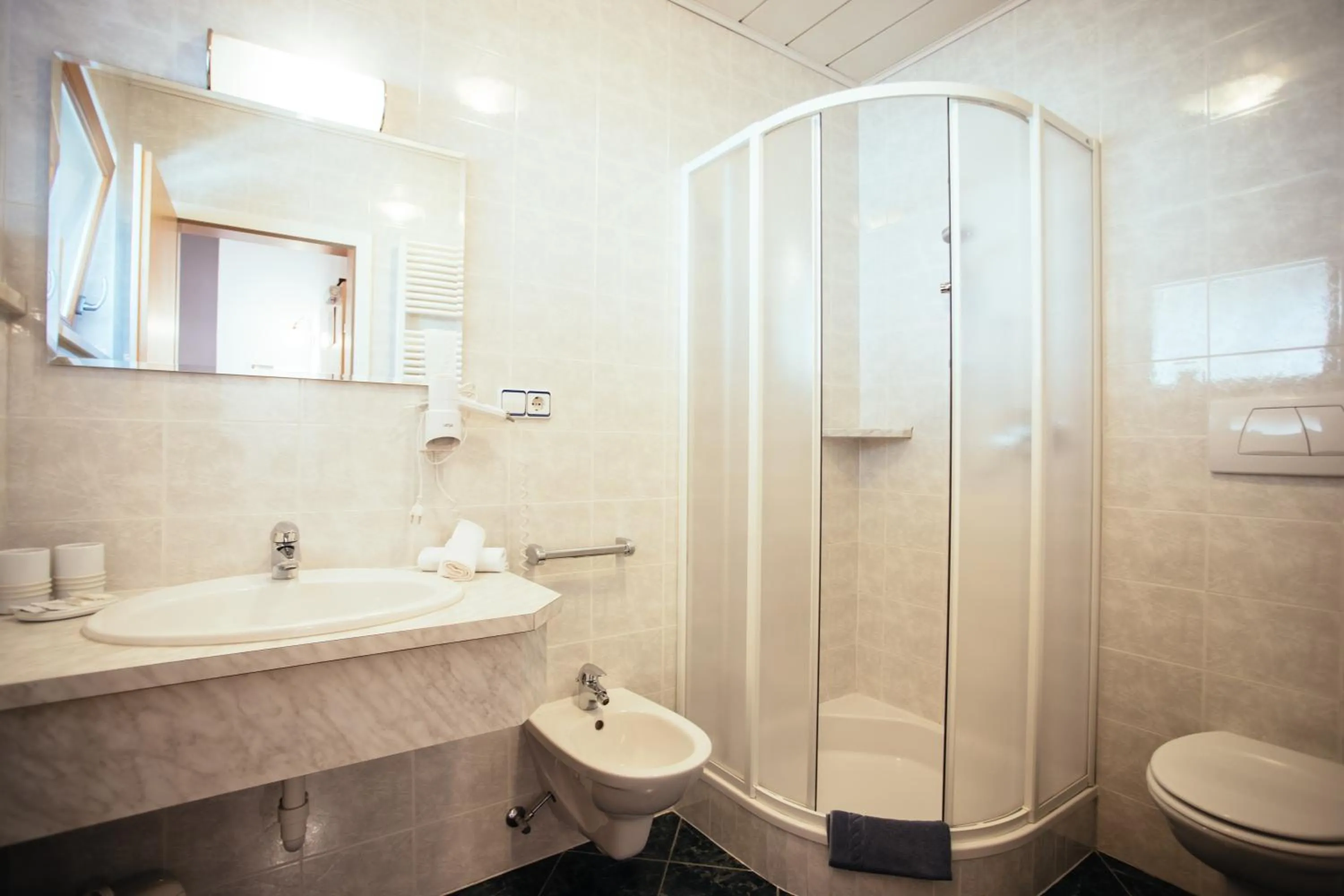 Bathroom in Hotel Wildschütz
