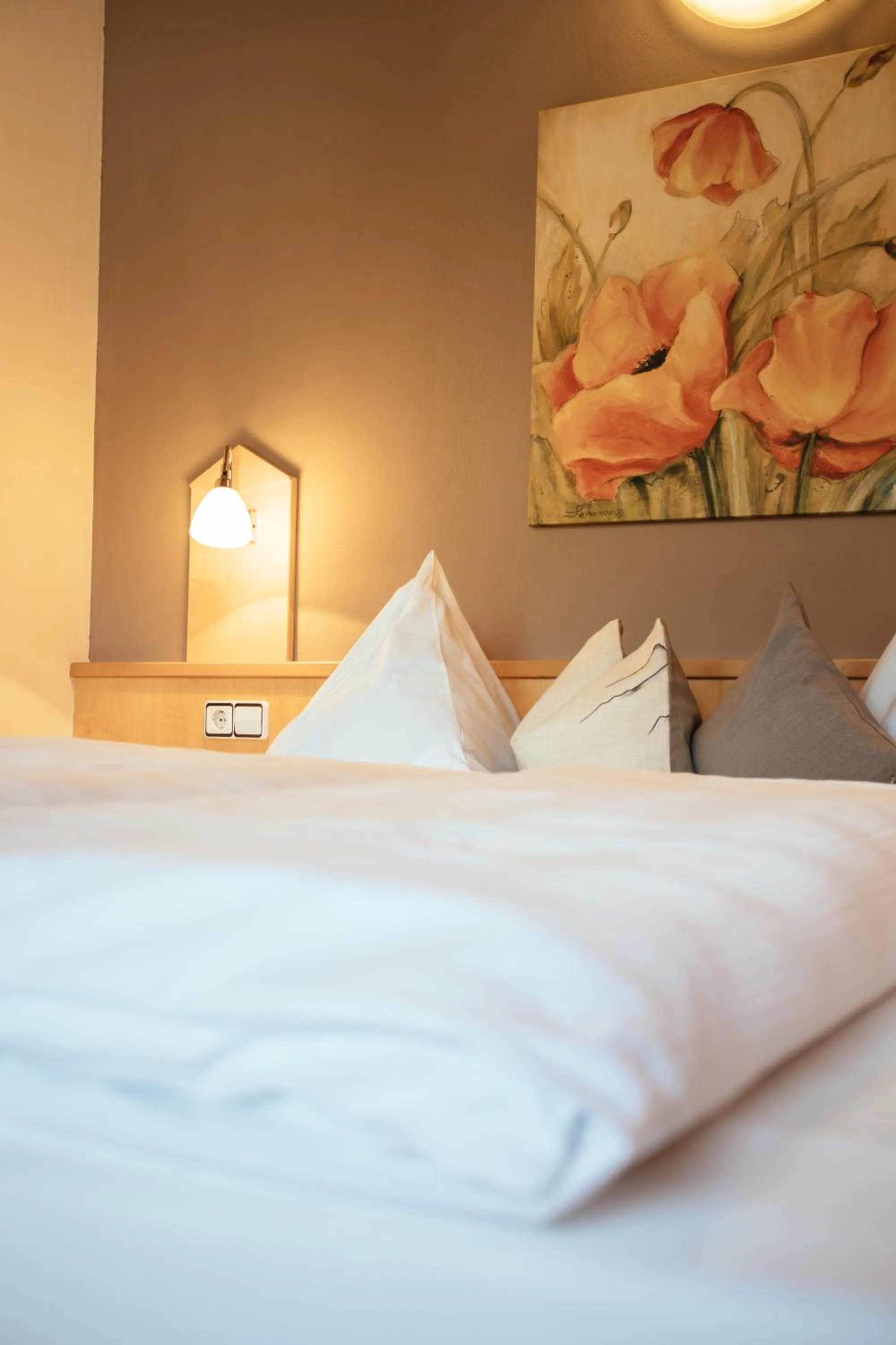 Bed in Hotel Wildschütz