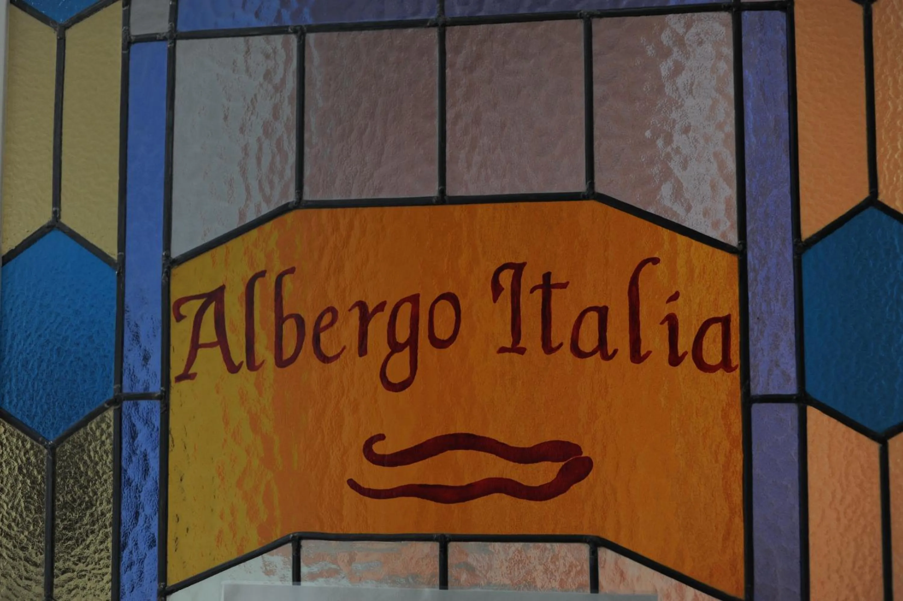 Property logo or sign in Albergo Italia