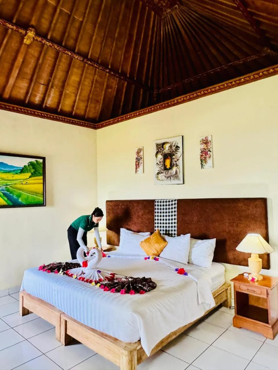 Bed in Bungalow Geringsing