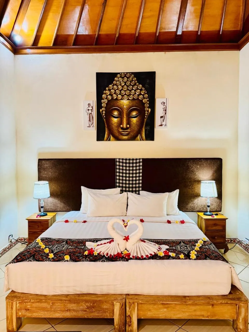 Bed in Bungalow Geringsing