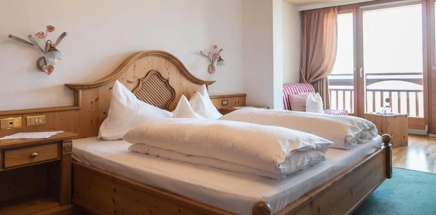 Bed in Hotel Schönblick