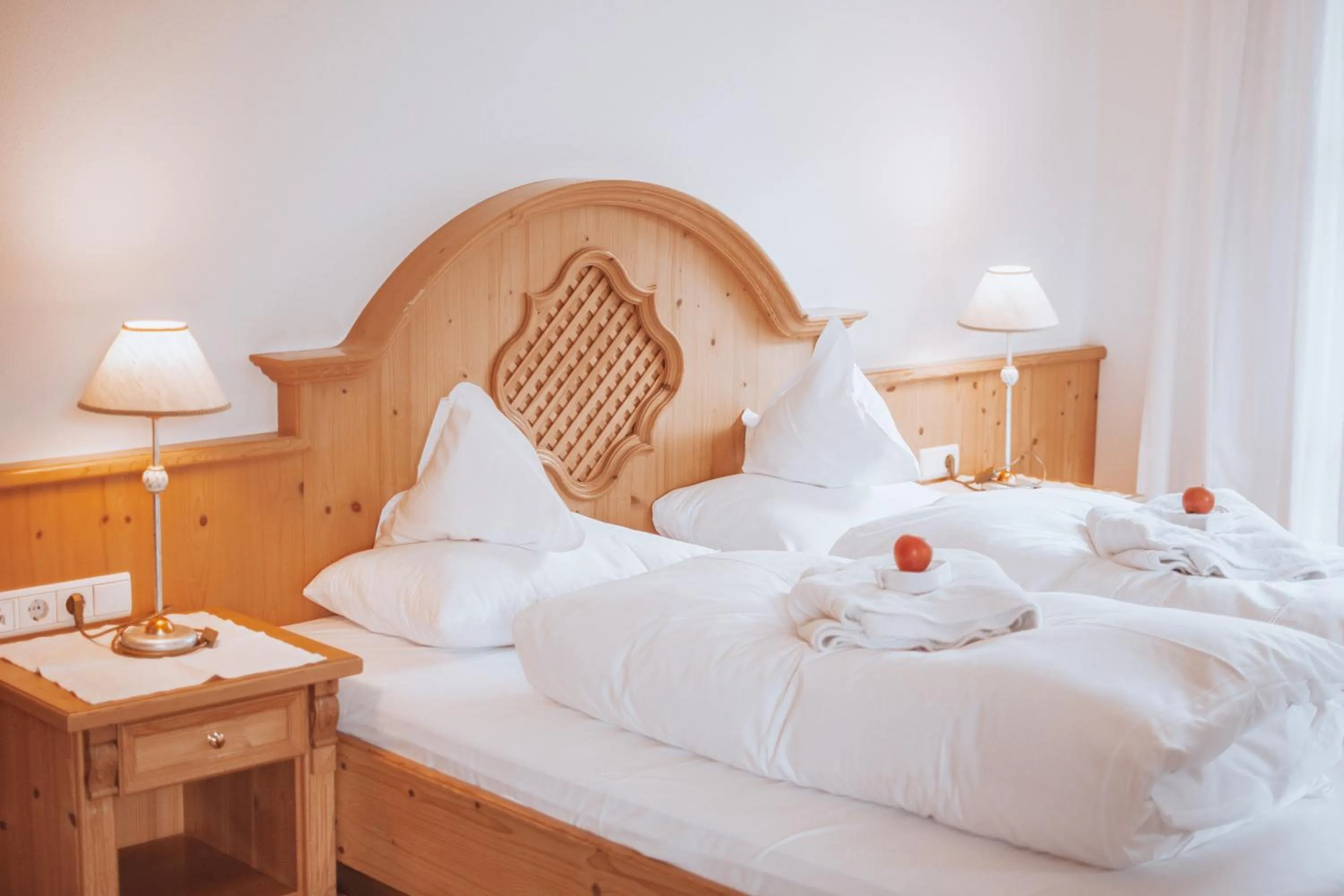 Bed in Hotel Schönblick