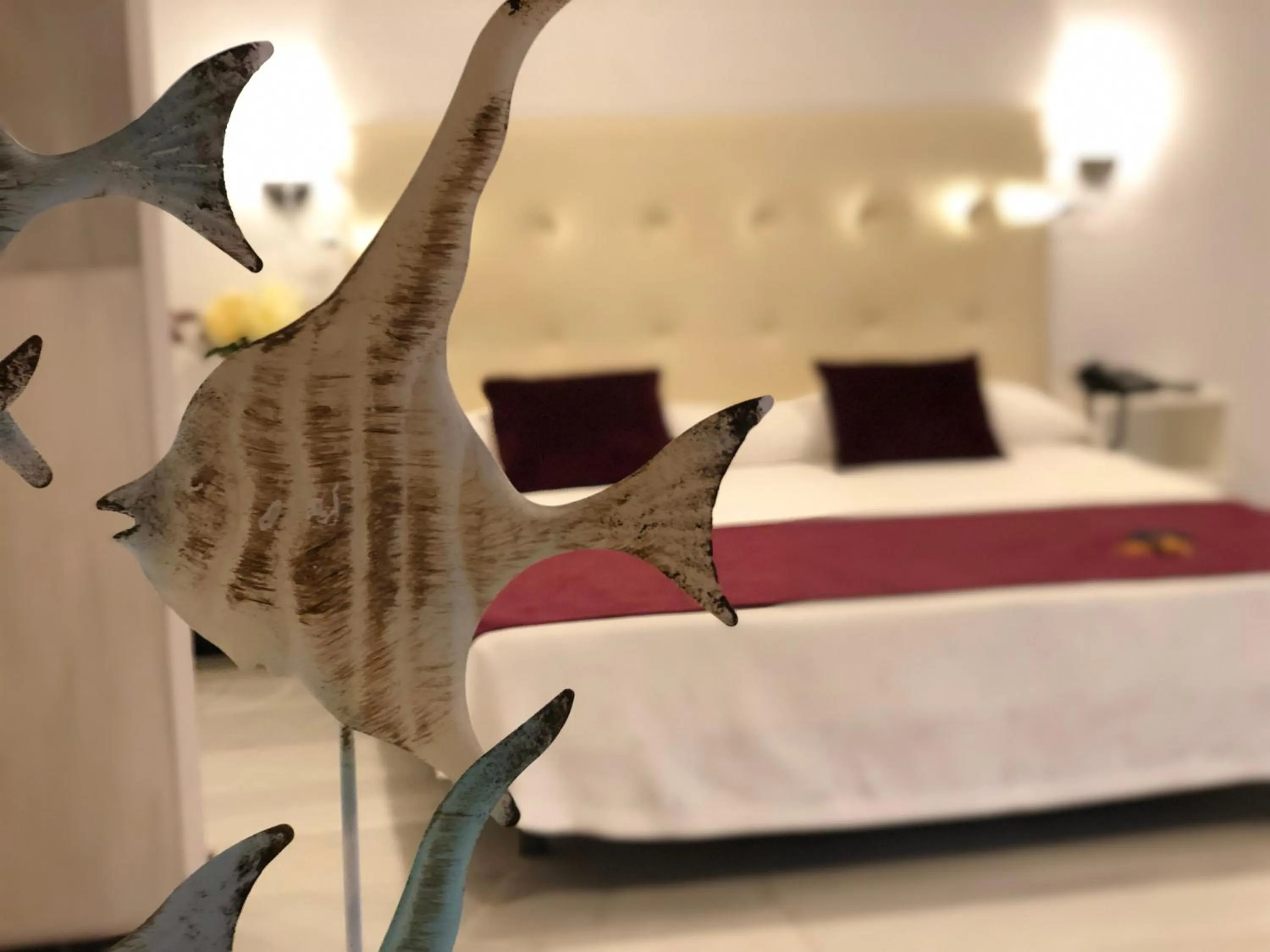 Bed in Hotel Océano Centro