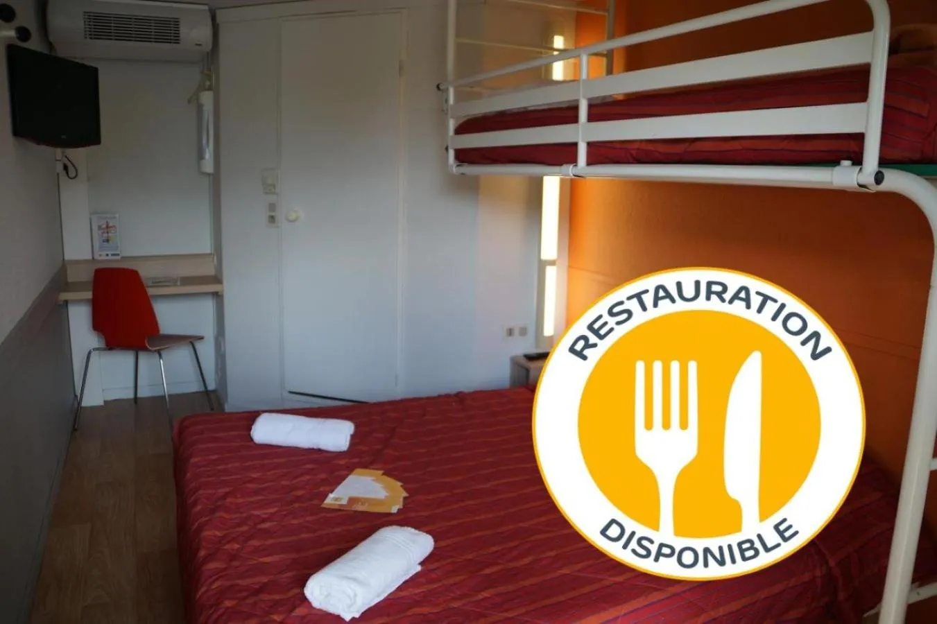 bunk bed in Premiere Classe Laon