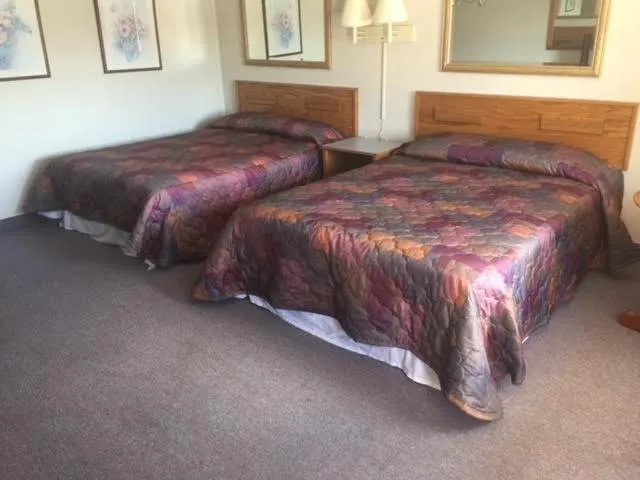 Bed in Big South Fork Trail Lodge