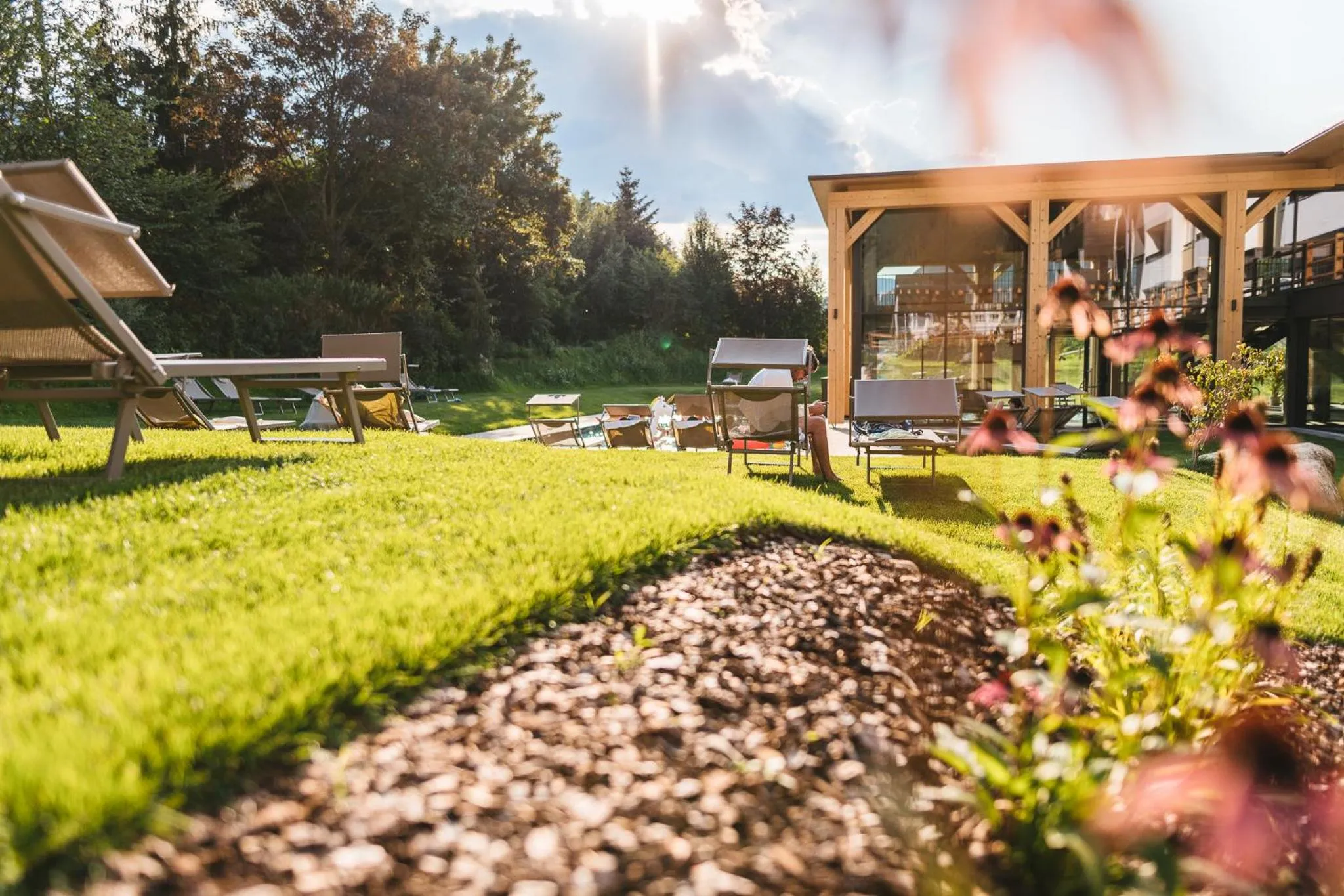 Garden in Hotel Pustertalerhof