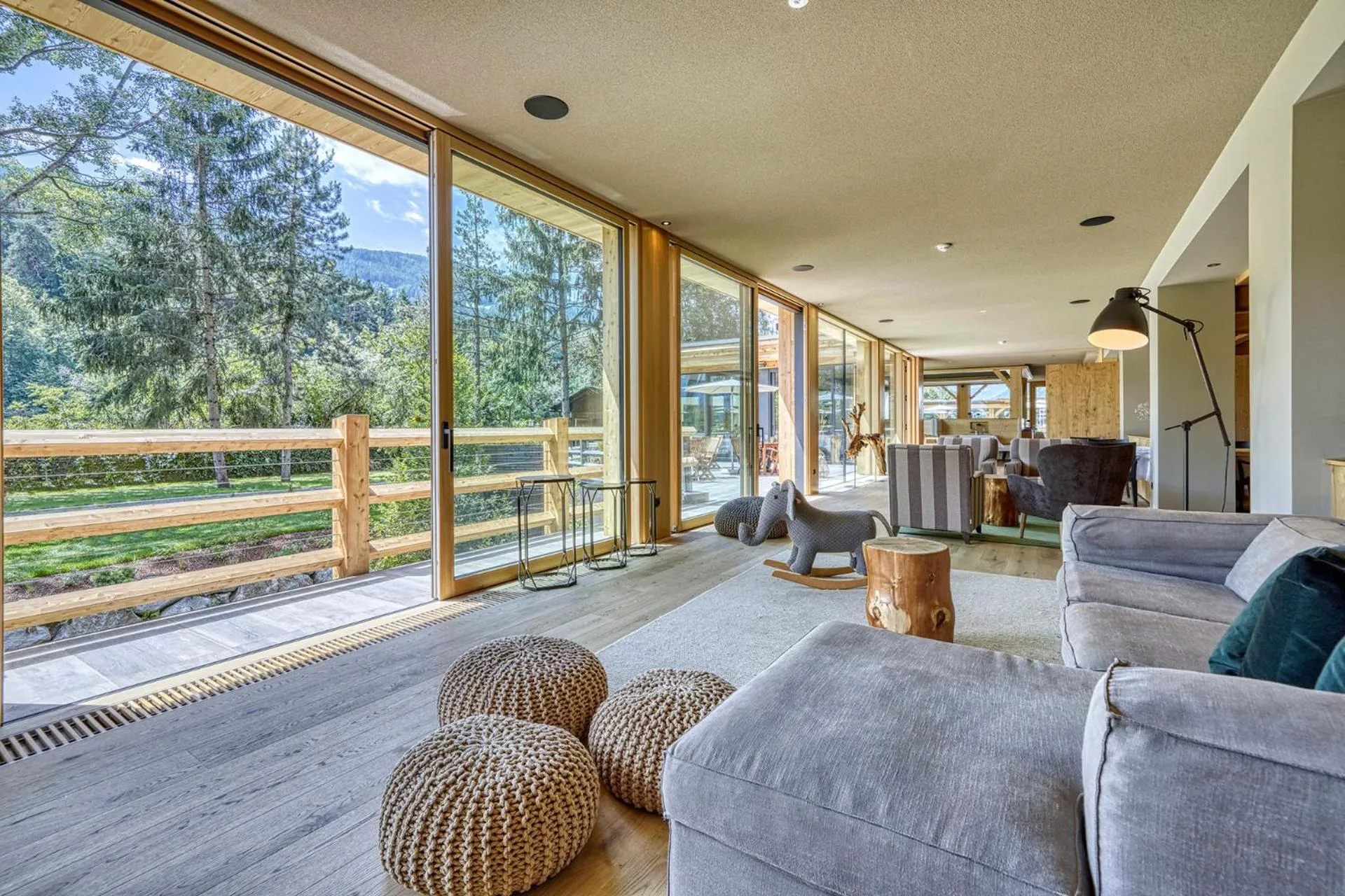 Patio in Hotel Pustertalerhof