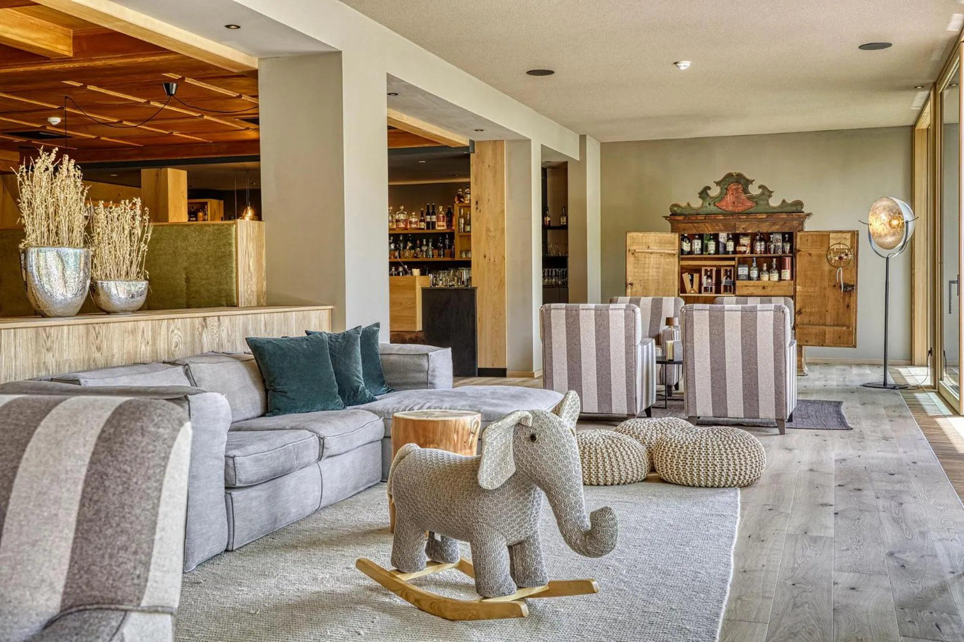 Seating area in Hotel Pustertalerhof