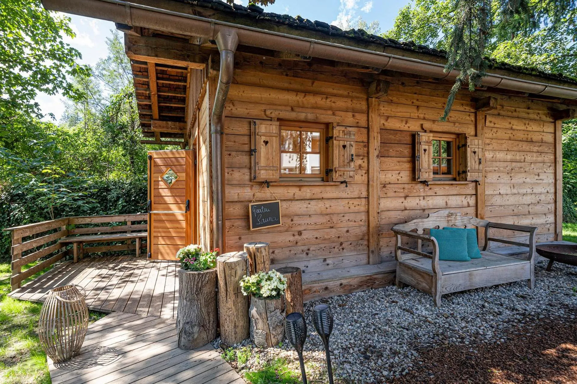 Garden in Hotel Pustertalerhof