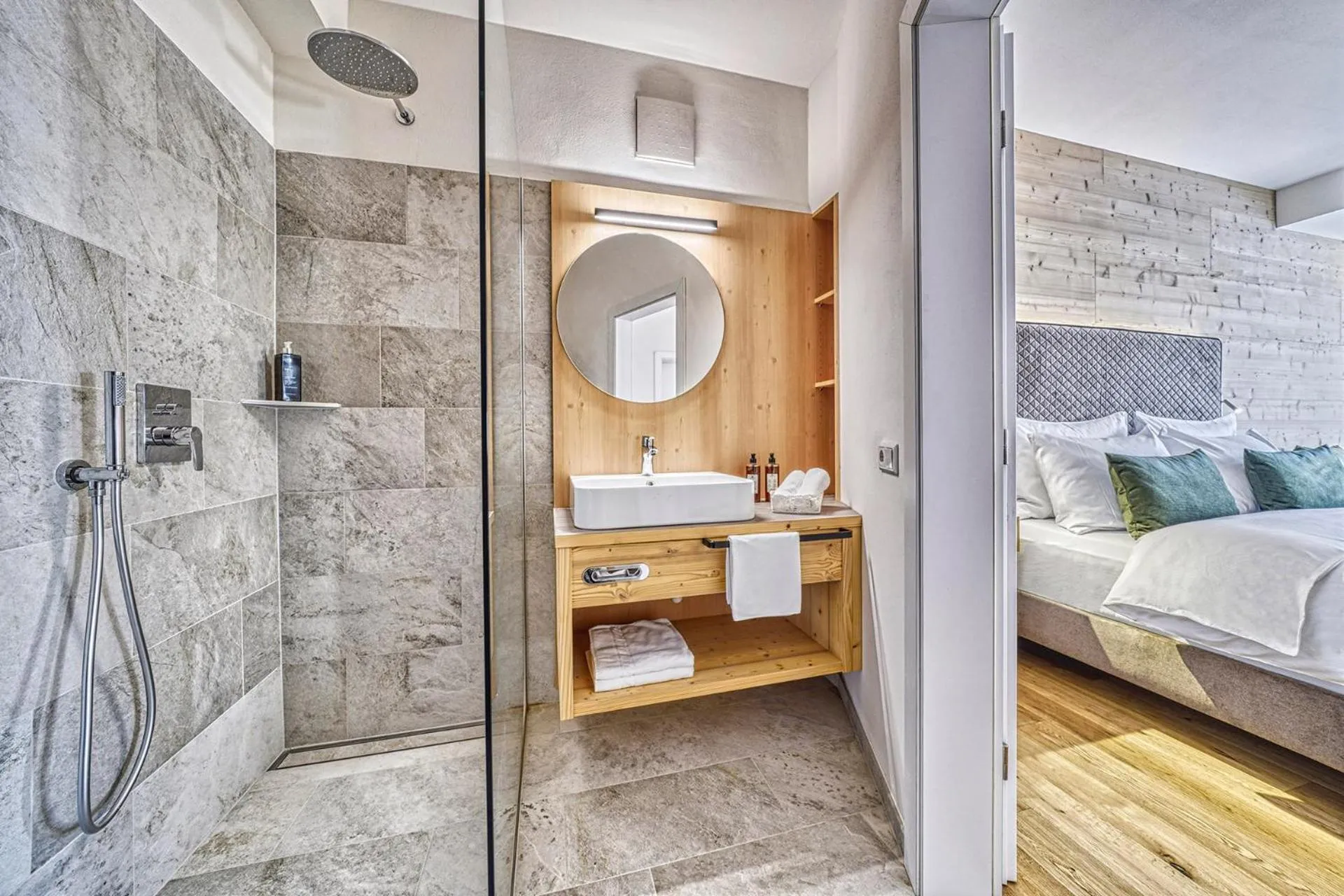 Photo of the whole room, Bed in Hotel Pustertalerhof