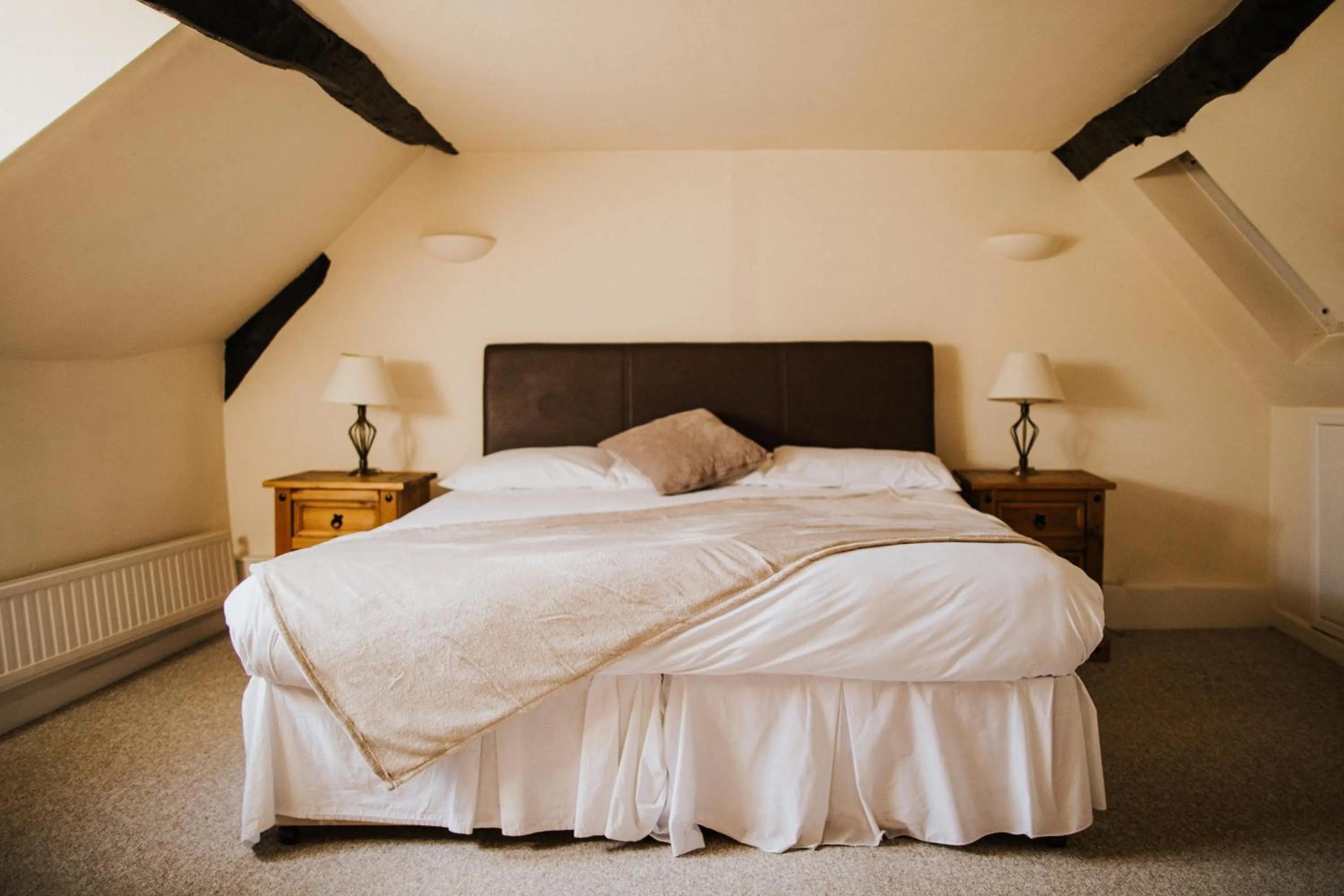 Bed in The Stratton House Hotel