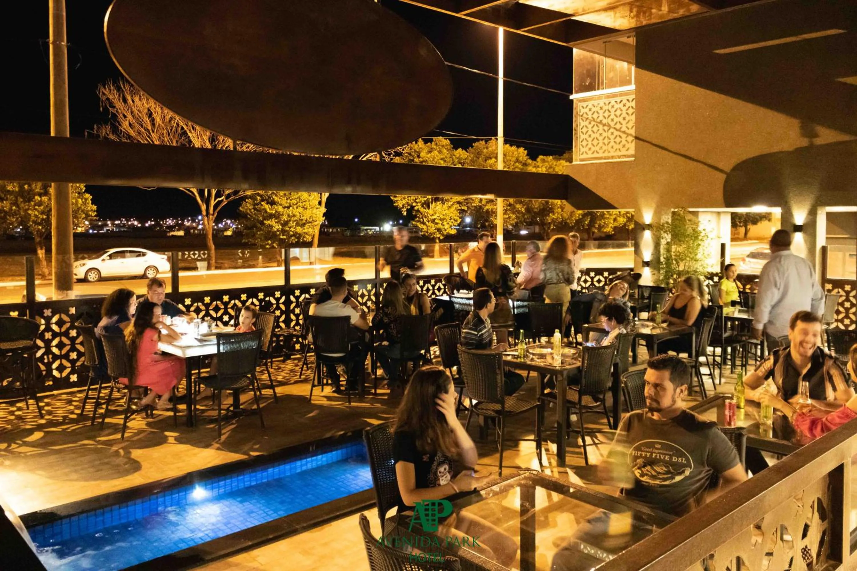 Patio in Avenida Park Hotel - Iturama