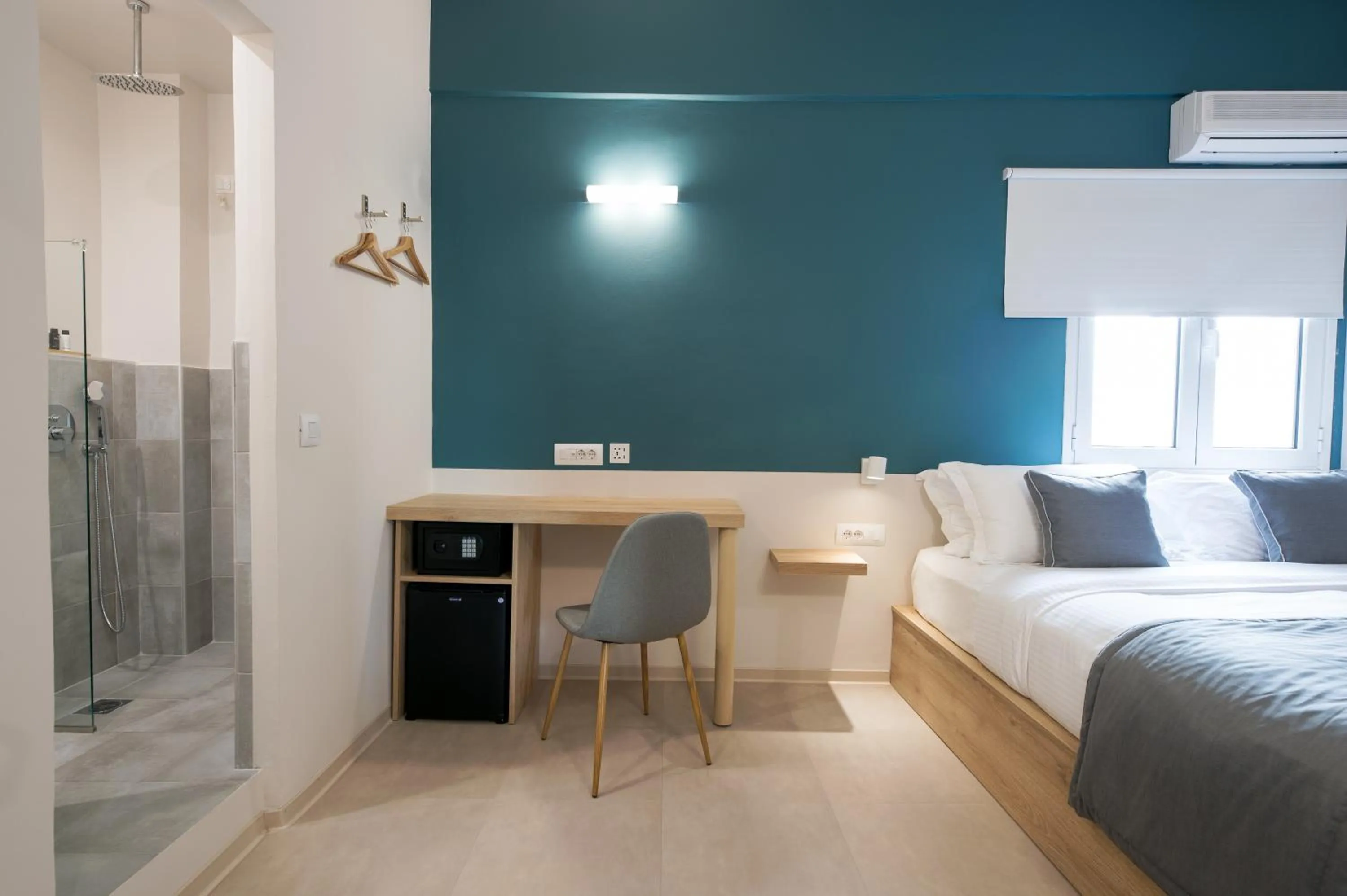 Bed in The Convo Athens Riviera