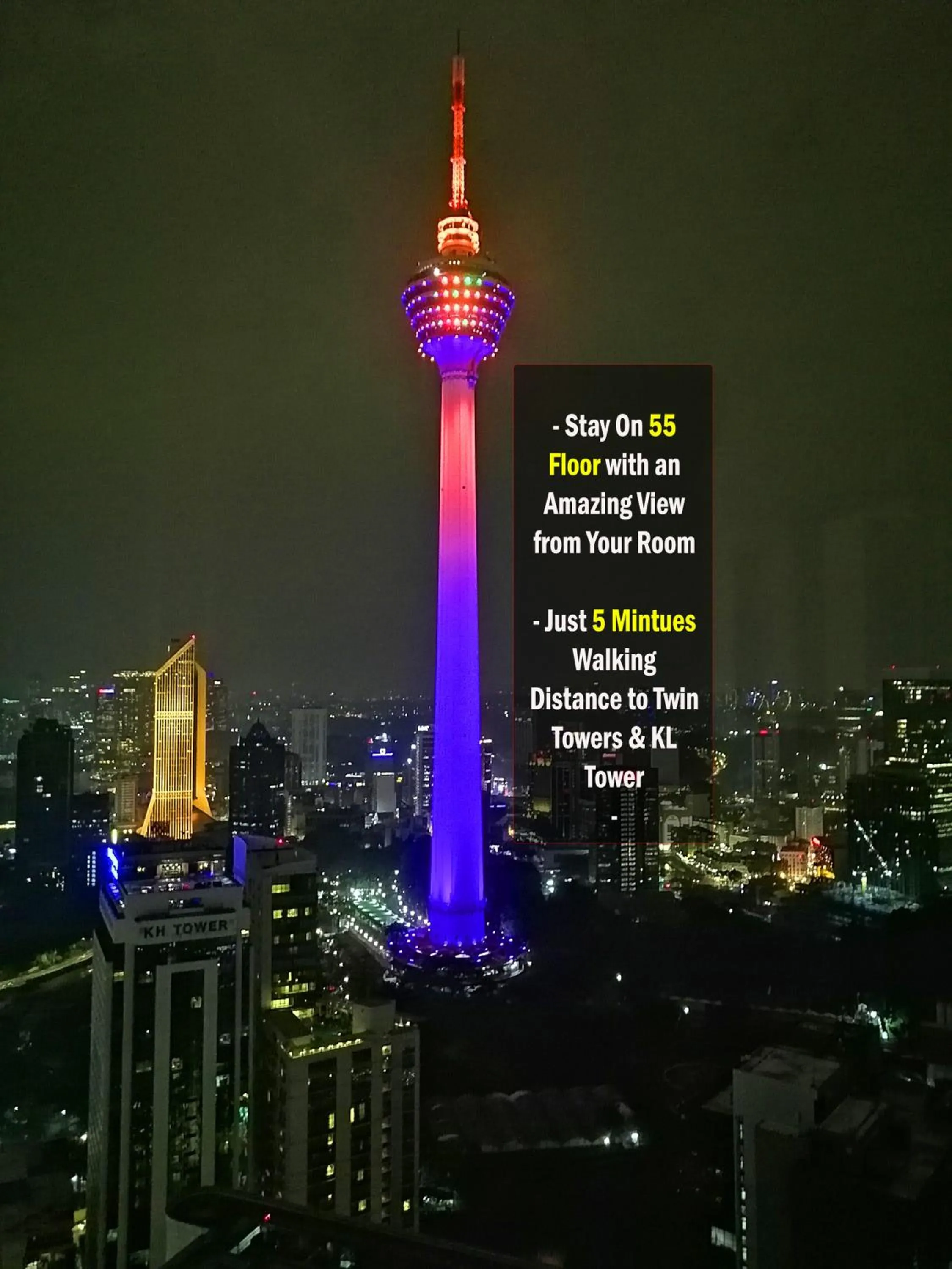 View (from property/room) in Yemala Suites at Vortex KLCC