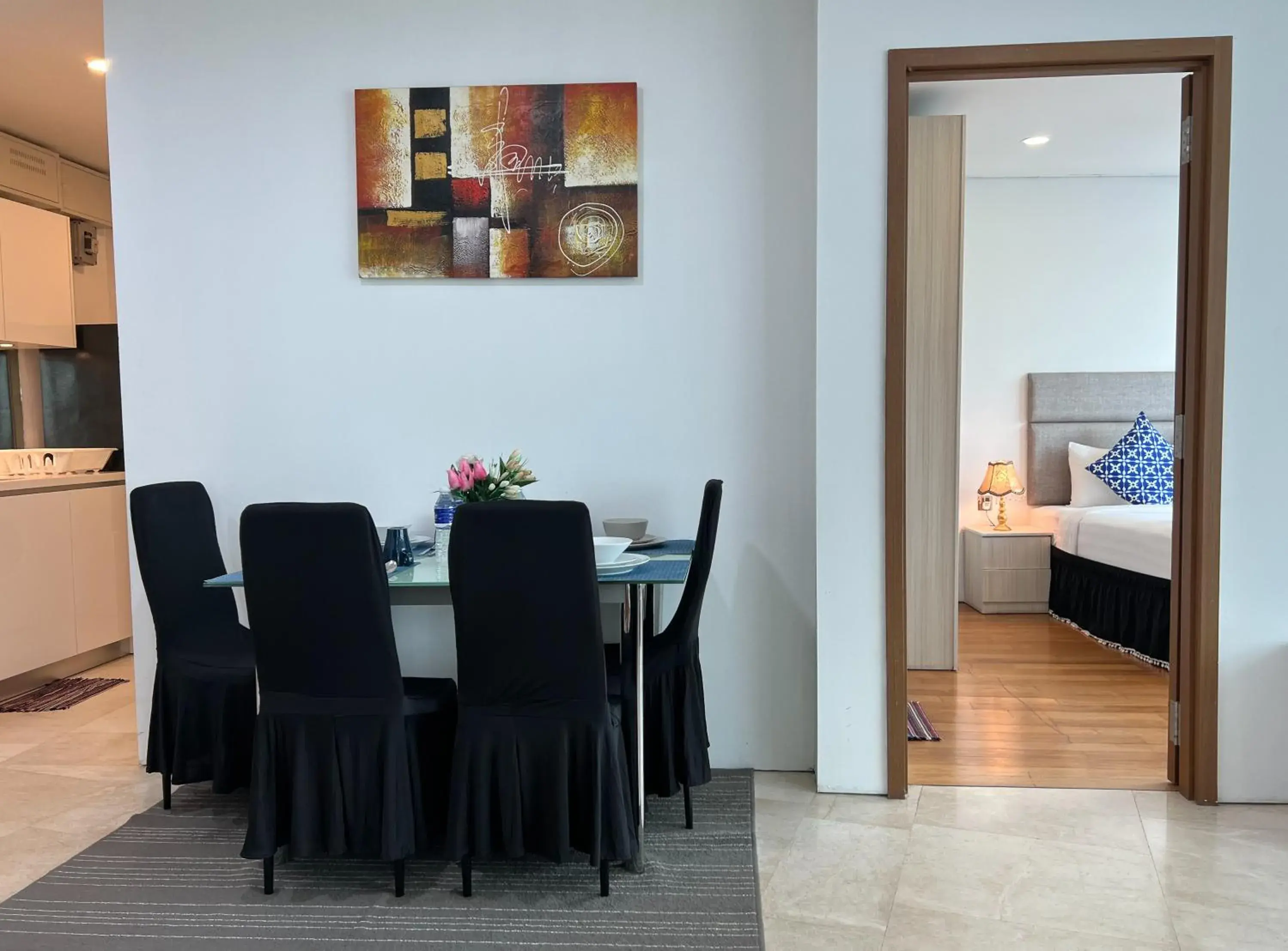 Living room in Yemala Suites at Vortex KLCC Living room in Yemala Suites at Vortex KLCC