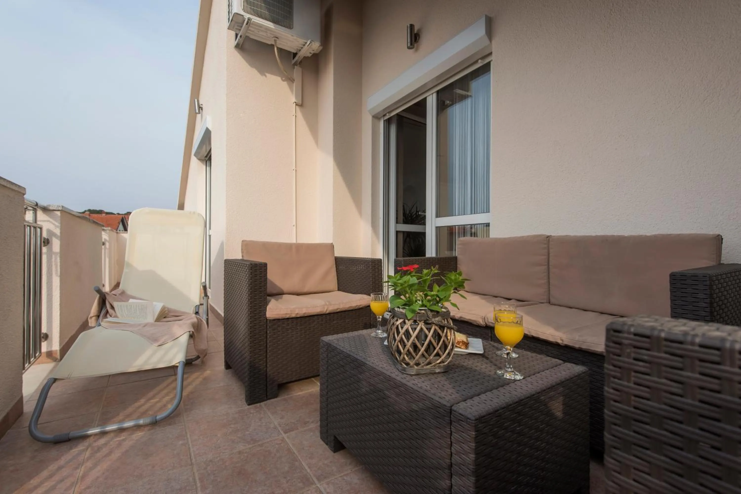 Balcony/Terrace in Apartments Batur