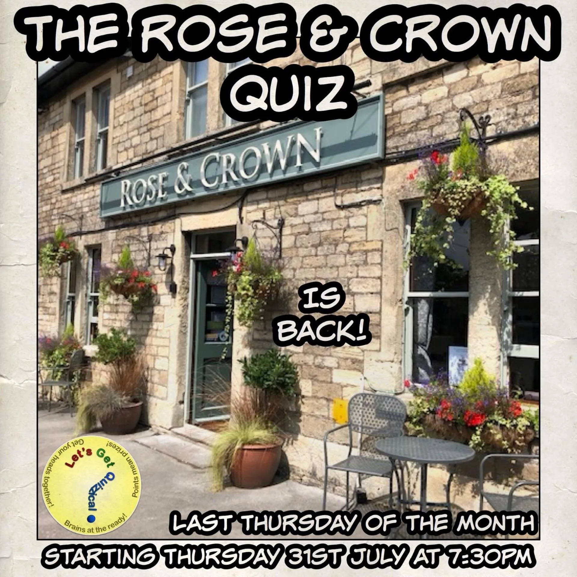 Activities in Rose and Crown Bath