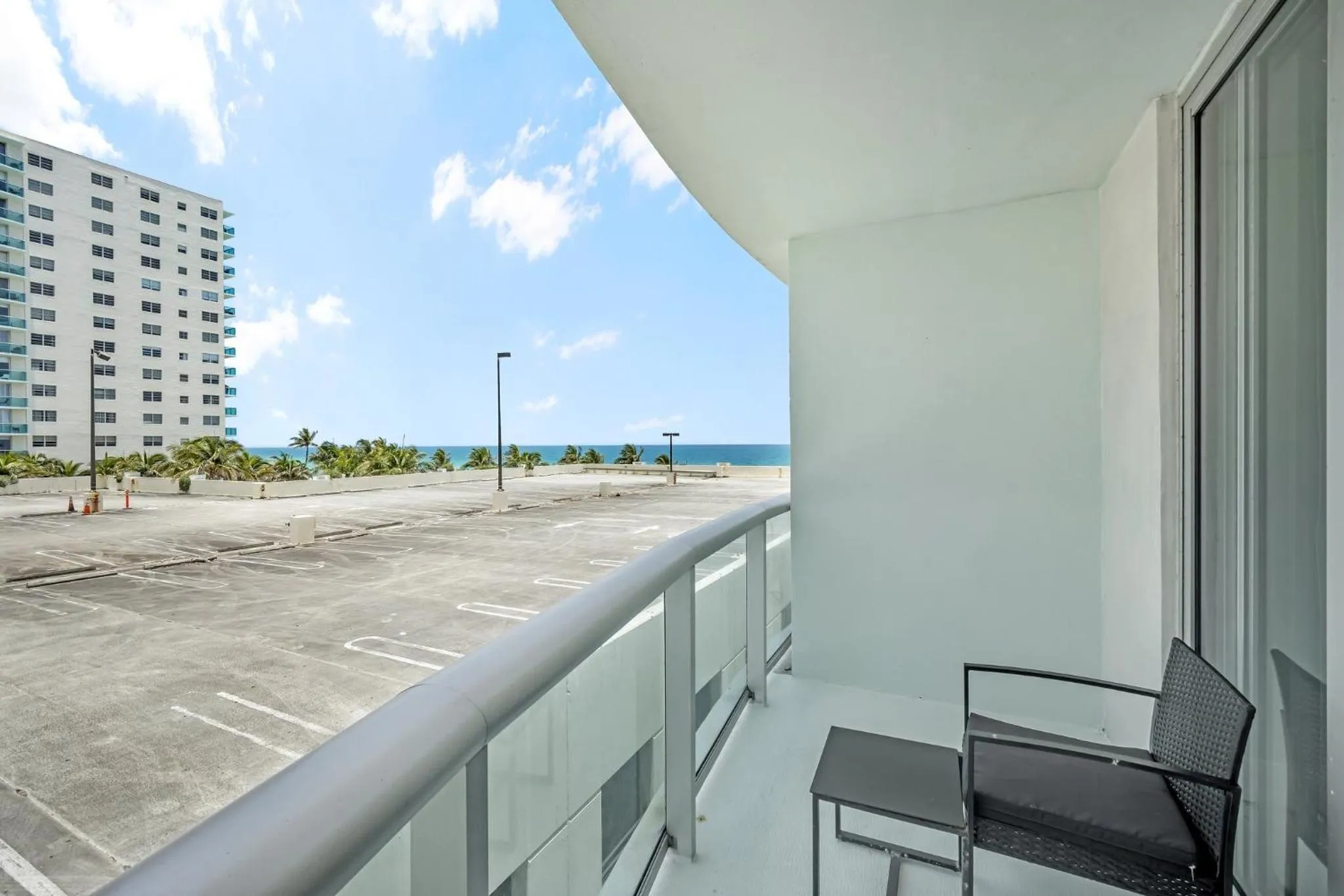 Balcony/Terrace in The Tides Apartments on the beach