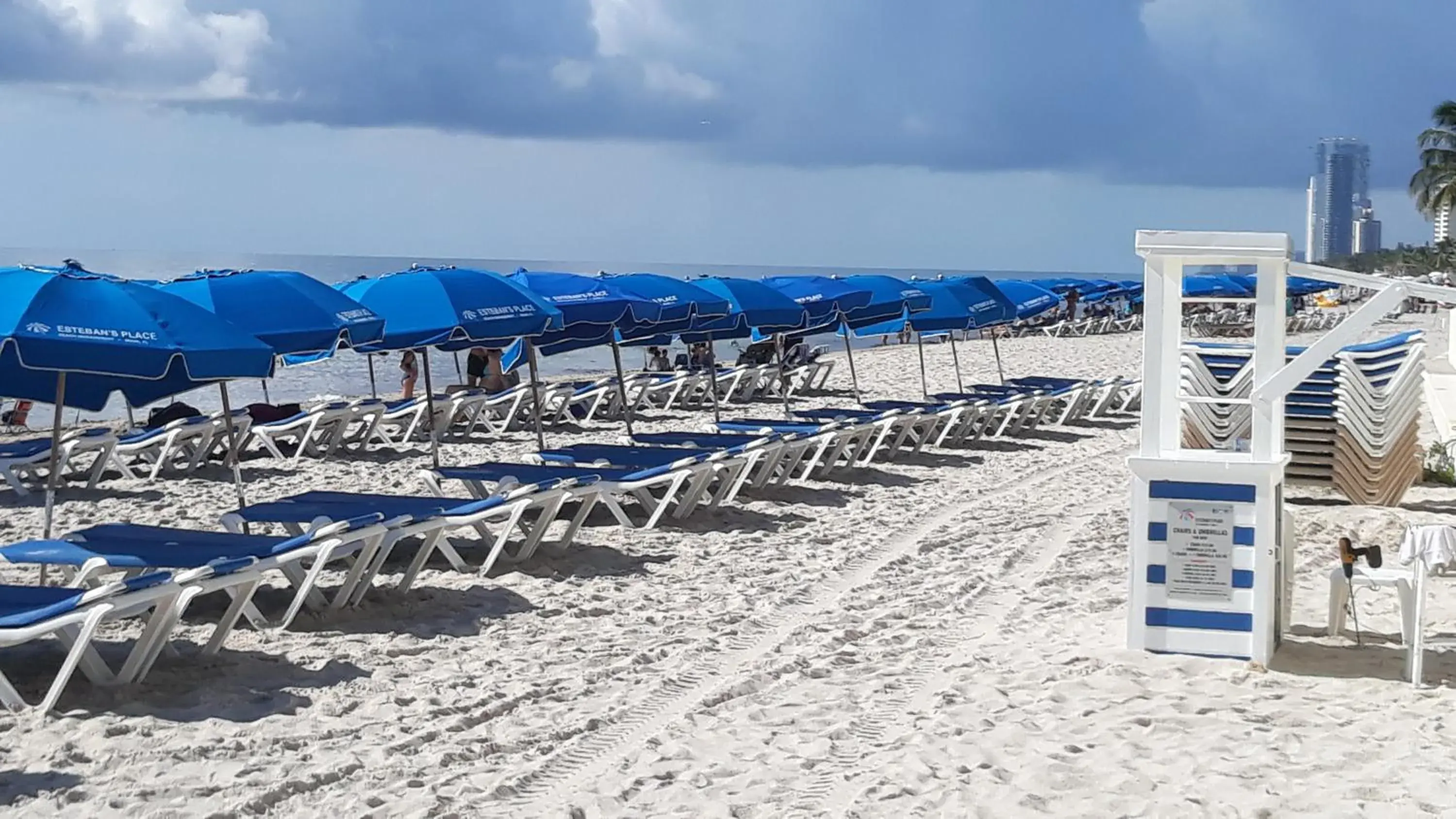 Property building in The Tides Apartments on the beach Property building in The Tides Apartments on the beach