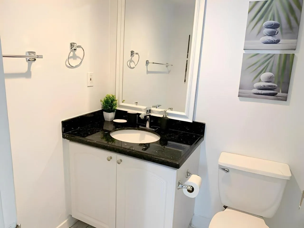 Bathroom in The Tides Apartments on the beach