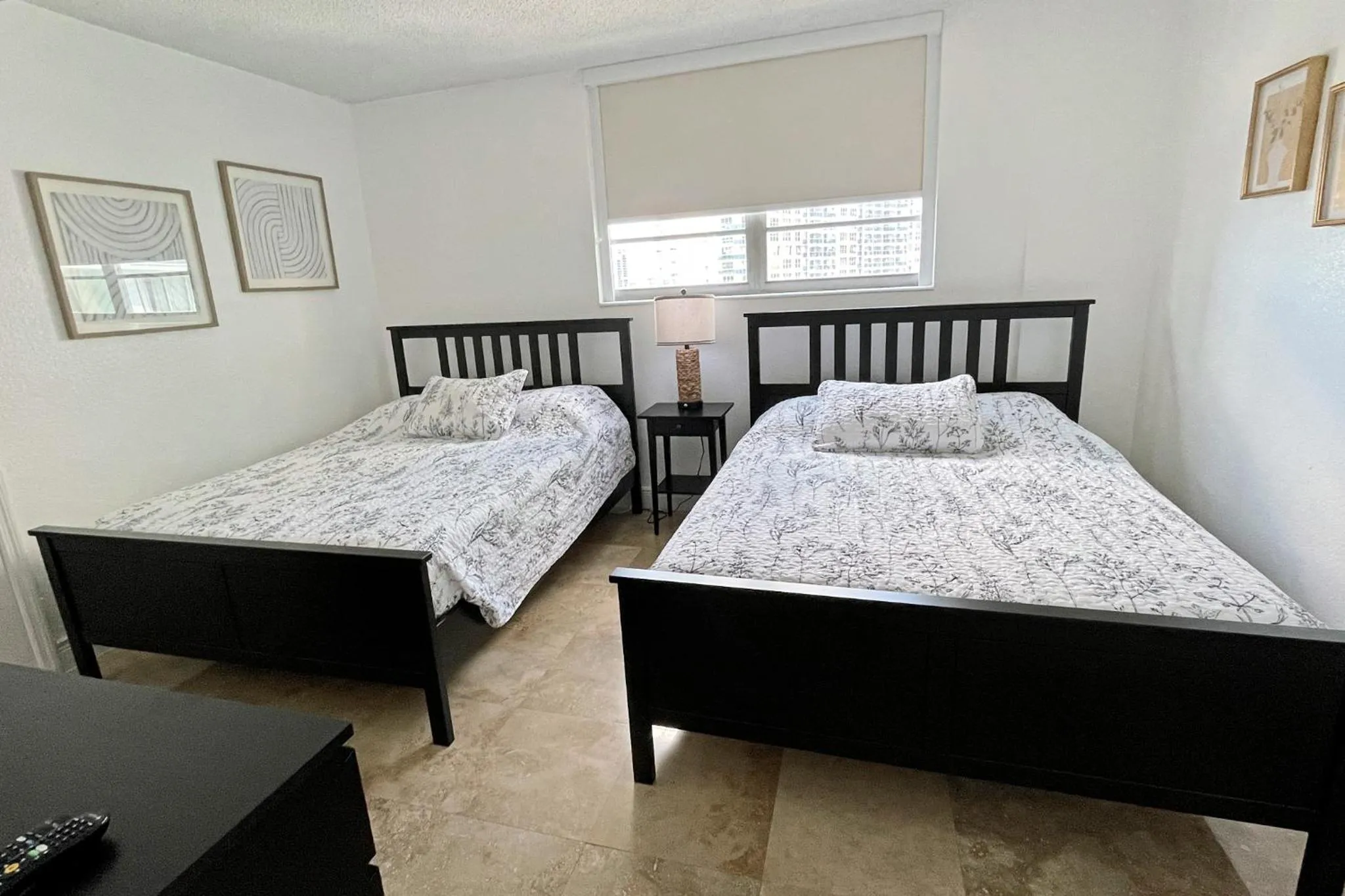 Bedroom, Bed in The Tides Apartments on the beach